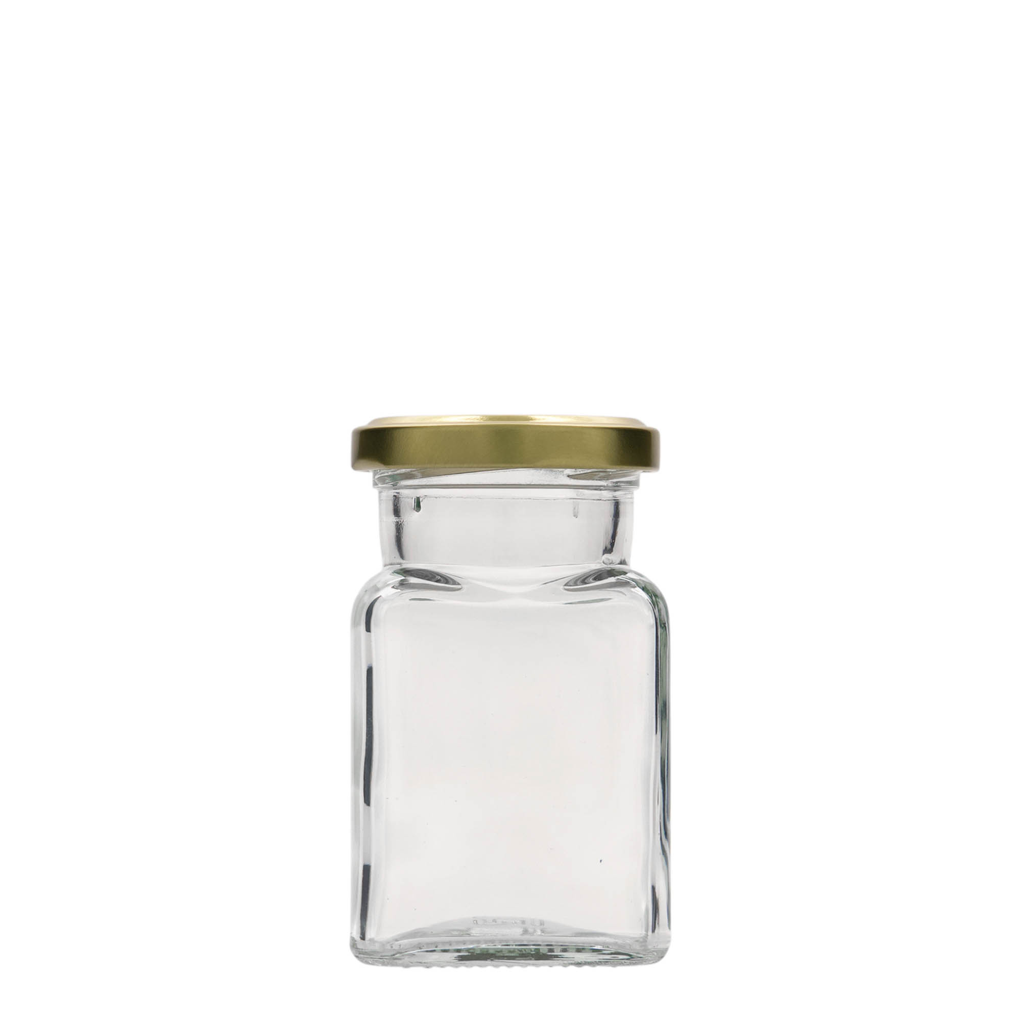 150 ml štvorcová fľaša, hrdlo: Twist-Off (TO 53)