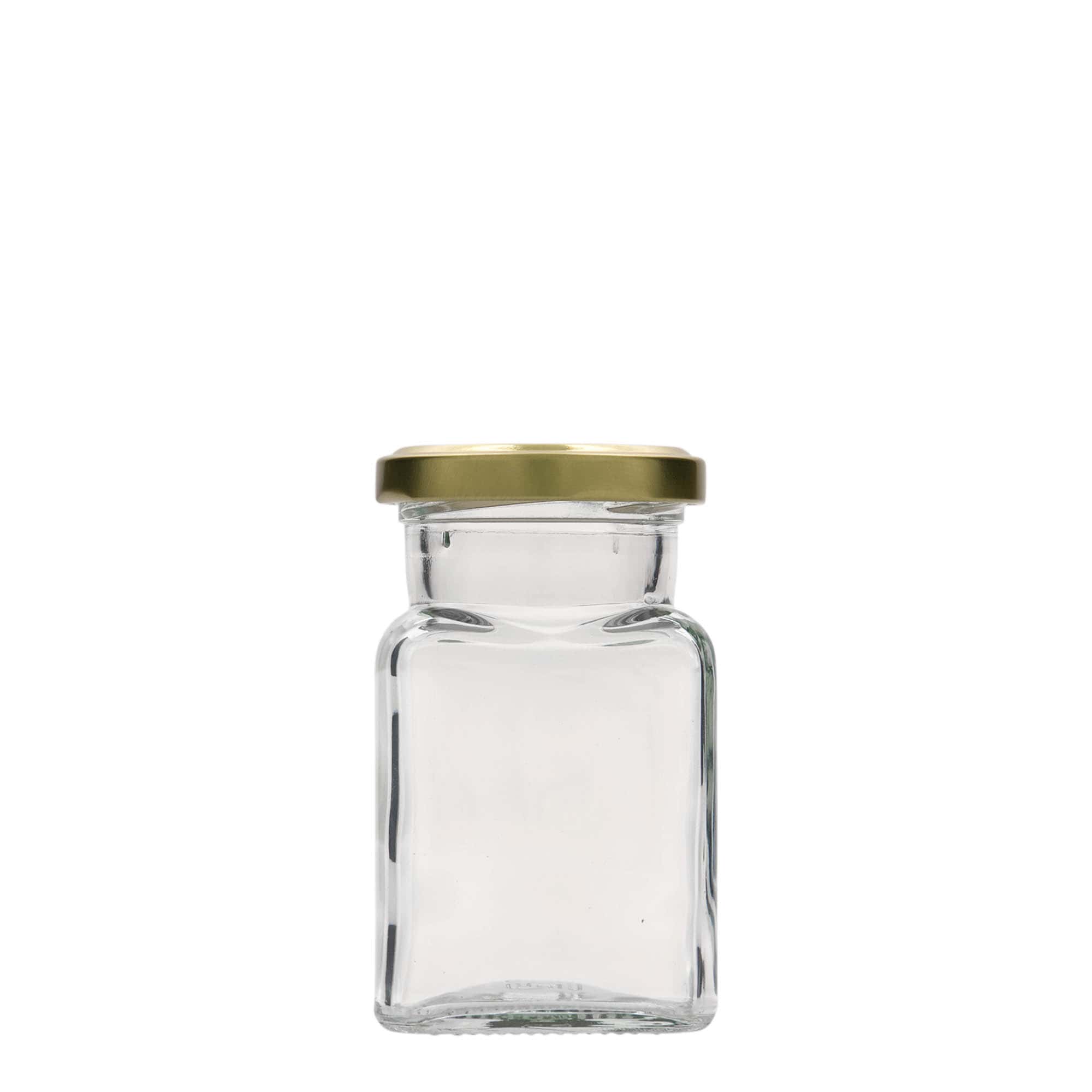150 ml štvorcová fľaša, hrdlo: Twist-Off (TO 53)