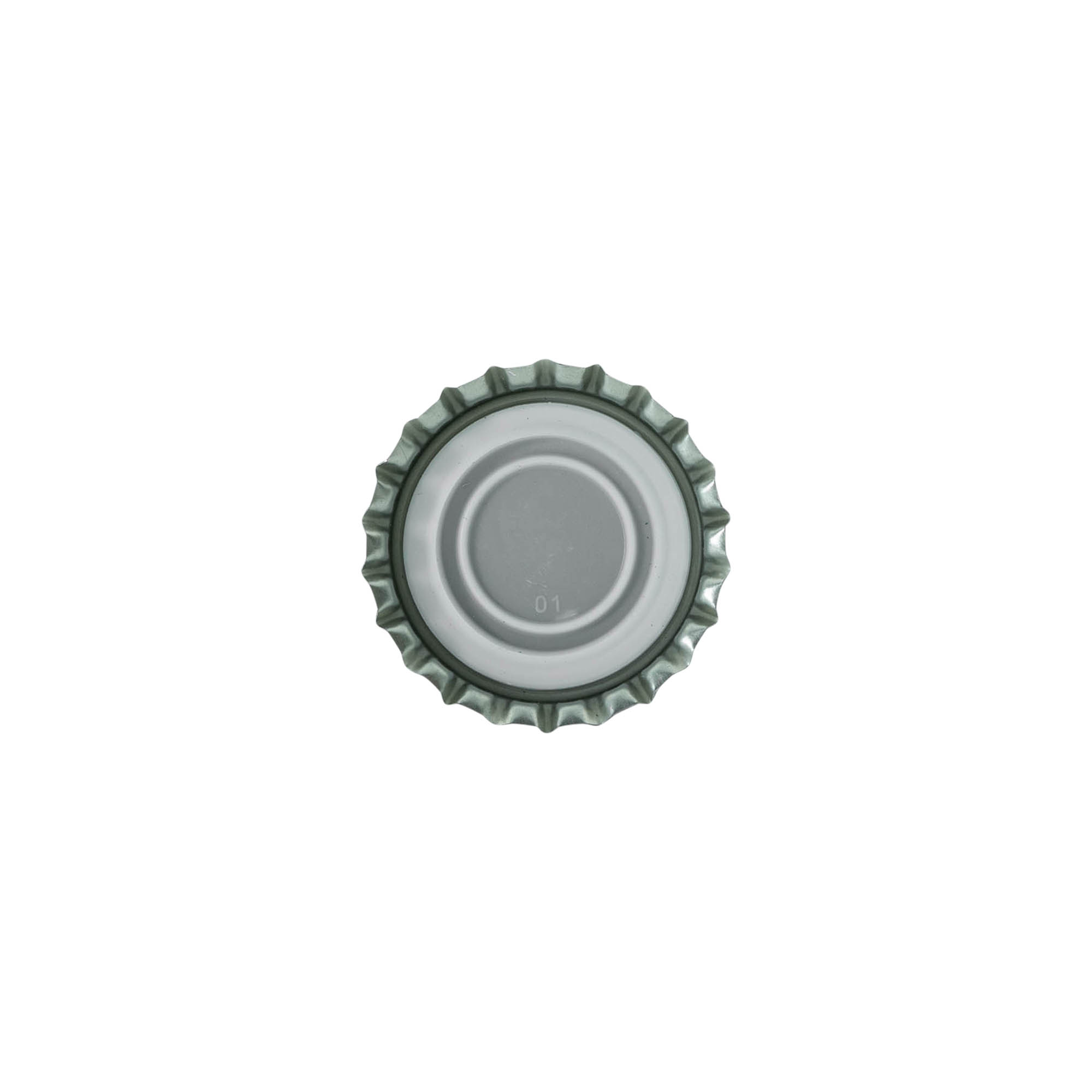 Korunkové uzávery 29 mm, kovové, čierne