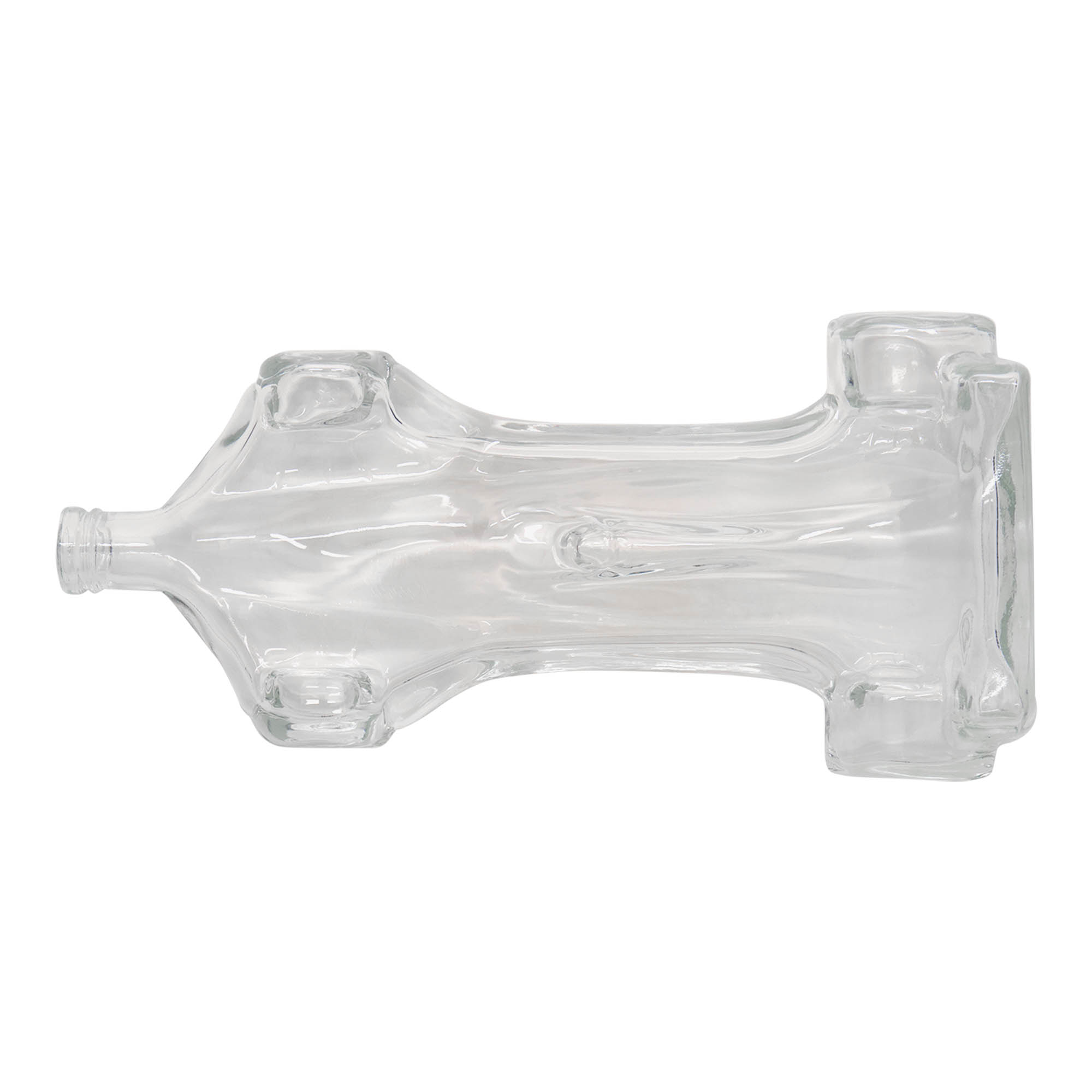 200 ml sklenená fľaša 'Závodné auto', hrdlo: korok