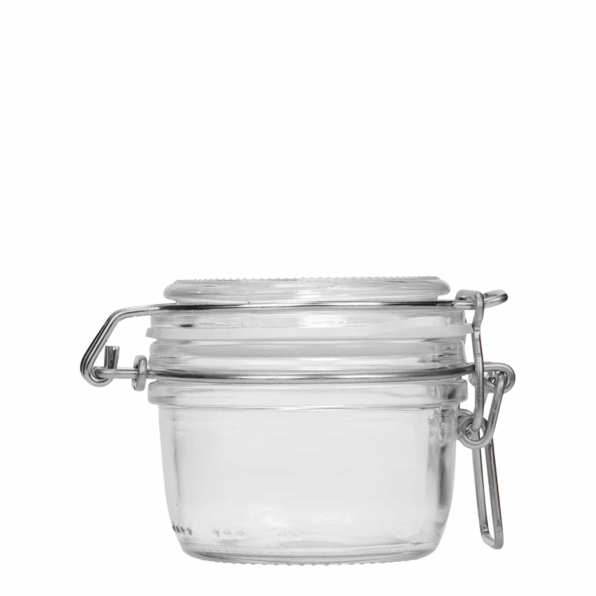 125 ml pohár so strmeňovým uzáverom „Fido“, hrdlo: strmeňový uzáver 125 ml pohár so strmeňovým uzáverom „Fido“, hrdlo: strmeňový uzáver
