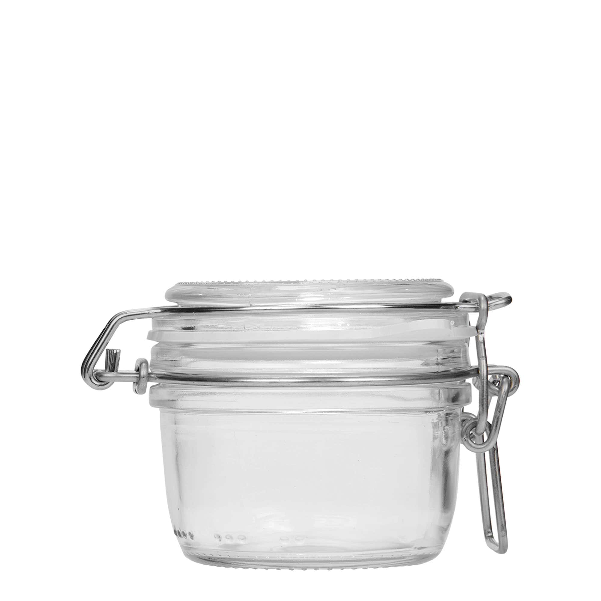 125 ml sklenená fľaša s drôteným uzáverom 'Fido', hrdlo: drôtený uzáver 125 ml sklenená fľaša s drôteným uzáverom 'Fido', hrdlo: drôtený uzáver