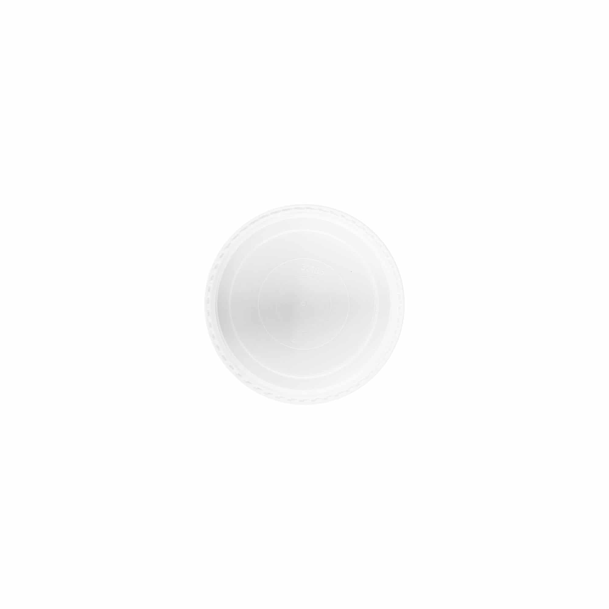 Skrutkovací uzáver pre 30 ml „Bianca“, PP plast, biela farba