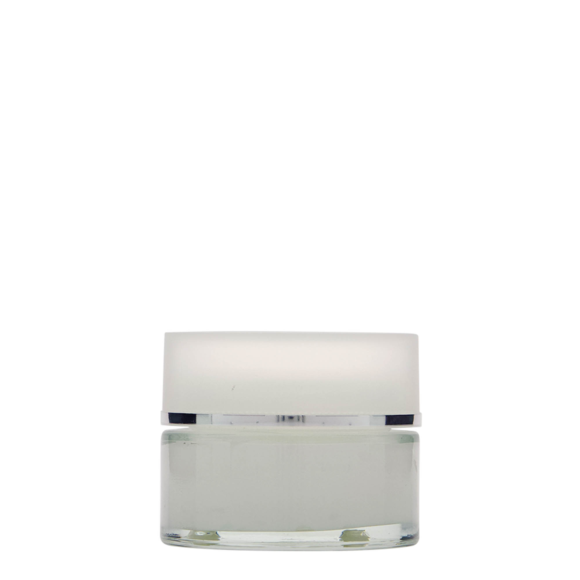 50 ml téglik 'Clear Edition', sklo, hrdlo: závitové viečko 50 ml téglik 'Clear Edition', sklo, hrdlo: závitové viečko