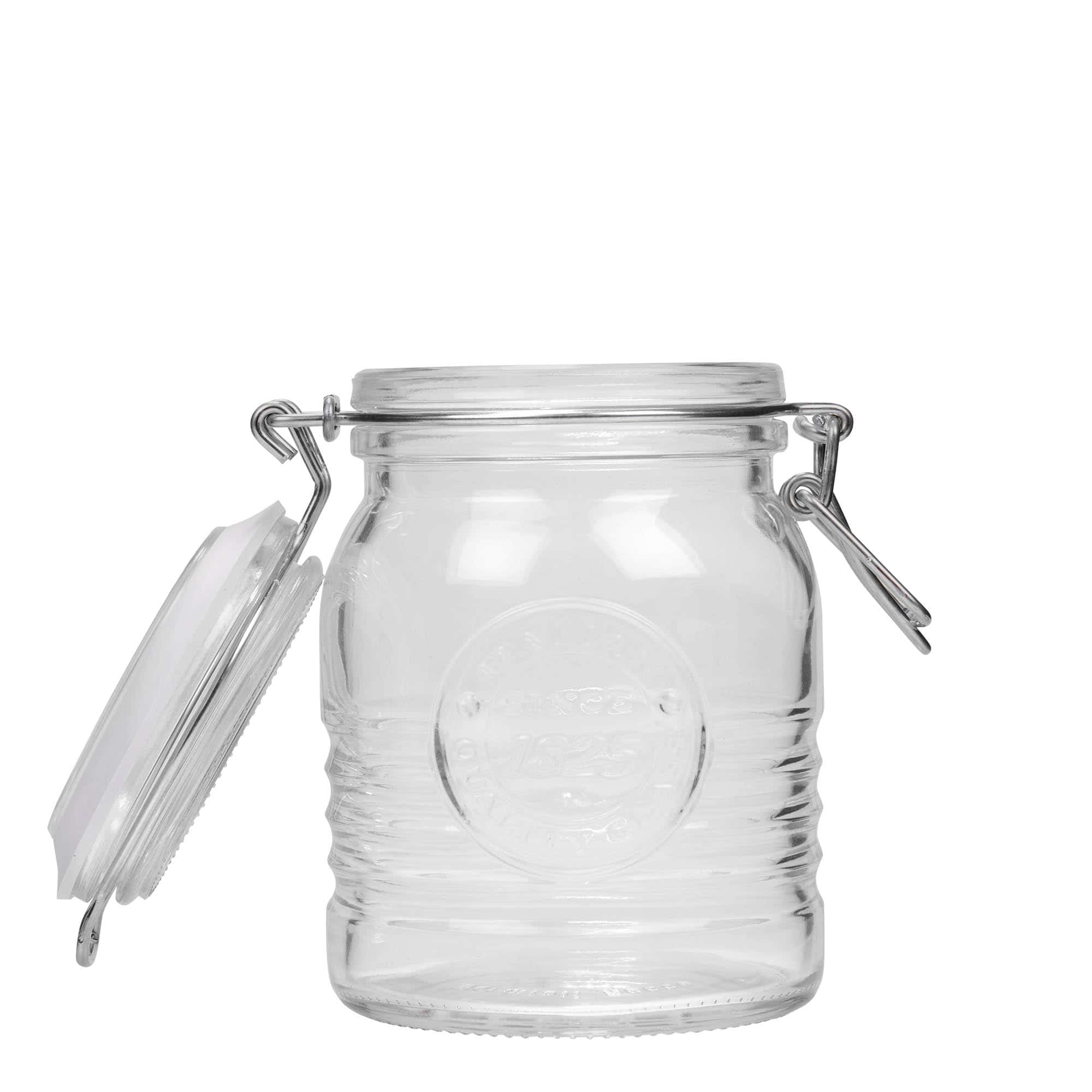 500 ml pohár so strmeňovým uzáverom „Officina 1825“, hrdlo: strmeňový uzáver