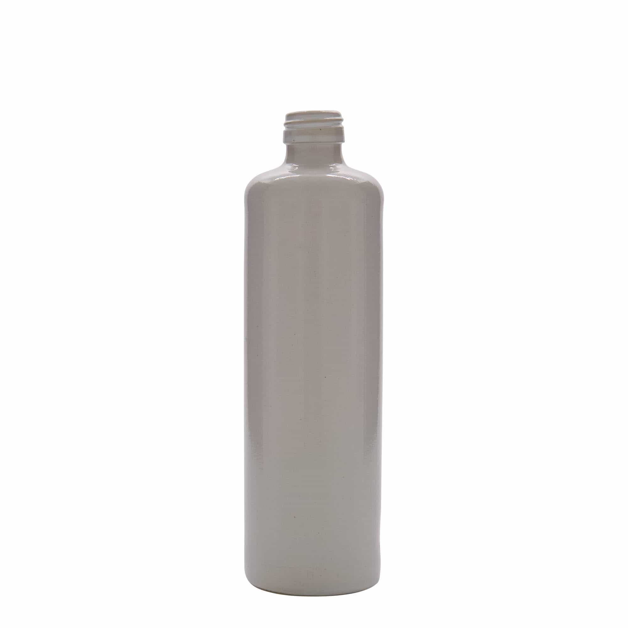 500 ml hlinený krčah, kamenina, biela farba, hrdlo: PP 31,5 500 ml hlinený krčah, kamenina, biela farba, hrdlo: PP 31,5