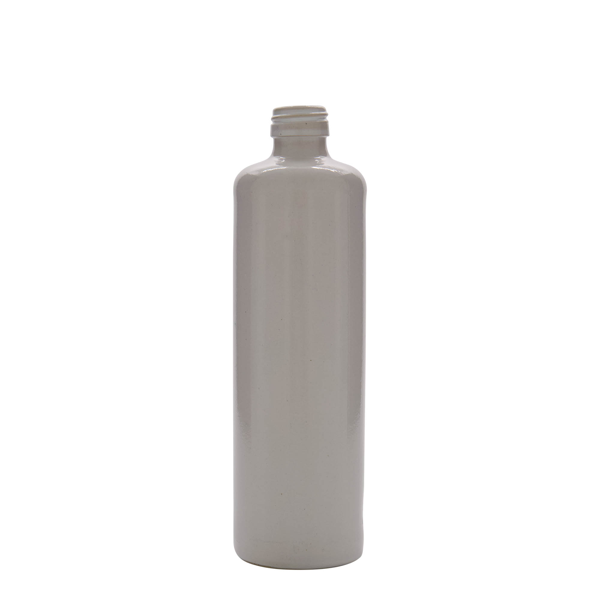 500 ml hlinený džbán, kamenina, biely, hrdlo: PP 31,5