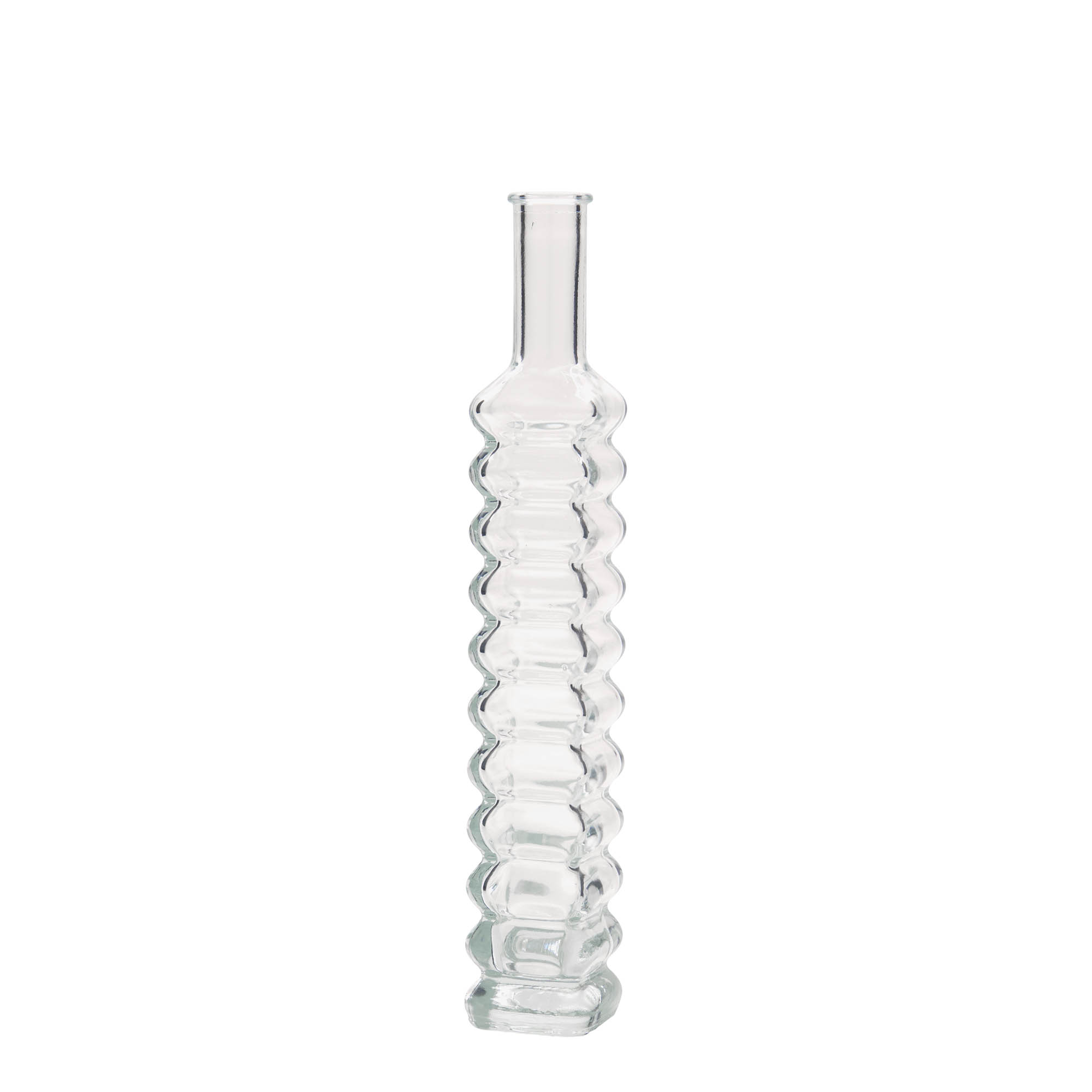 100 ml sklenená fľaša 'Roma', štvorcová, hrdlo: korok