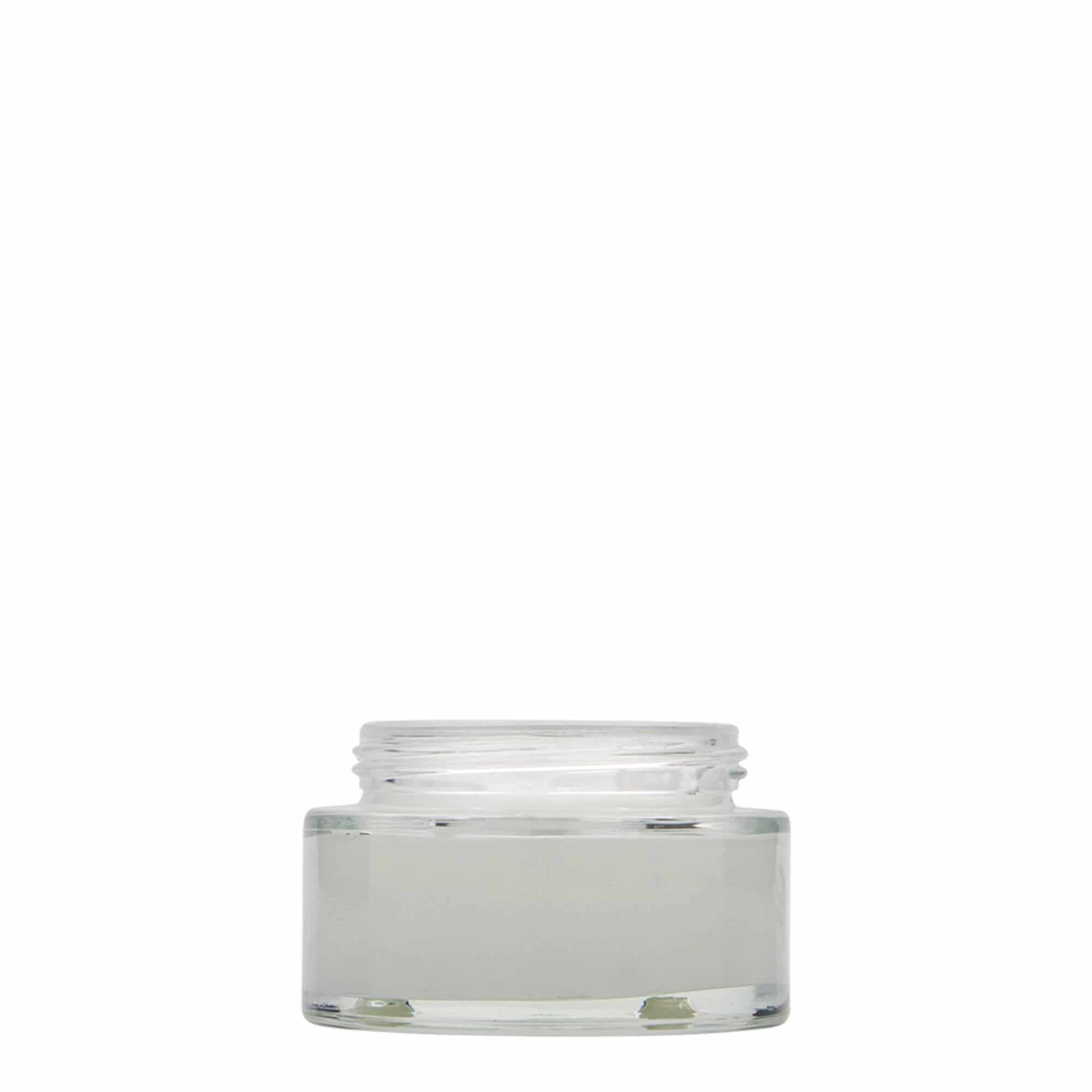 50 ml téglik „Clear Edition“, sklený, hrdlo: skrutkovací uzáver