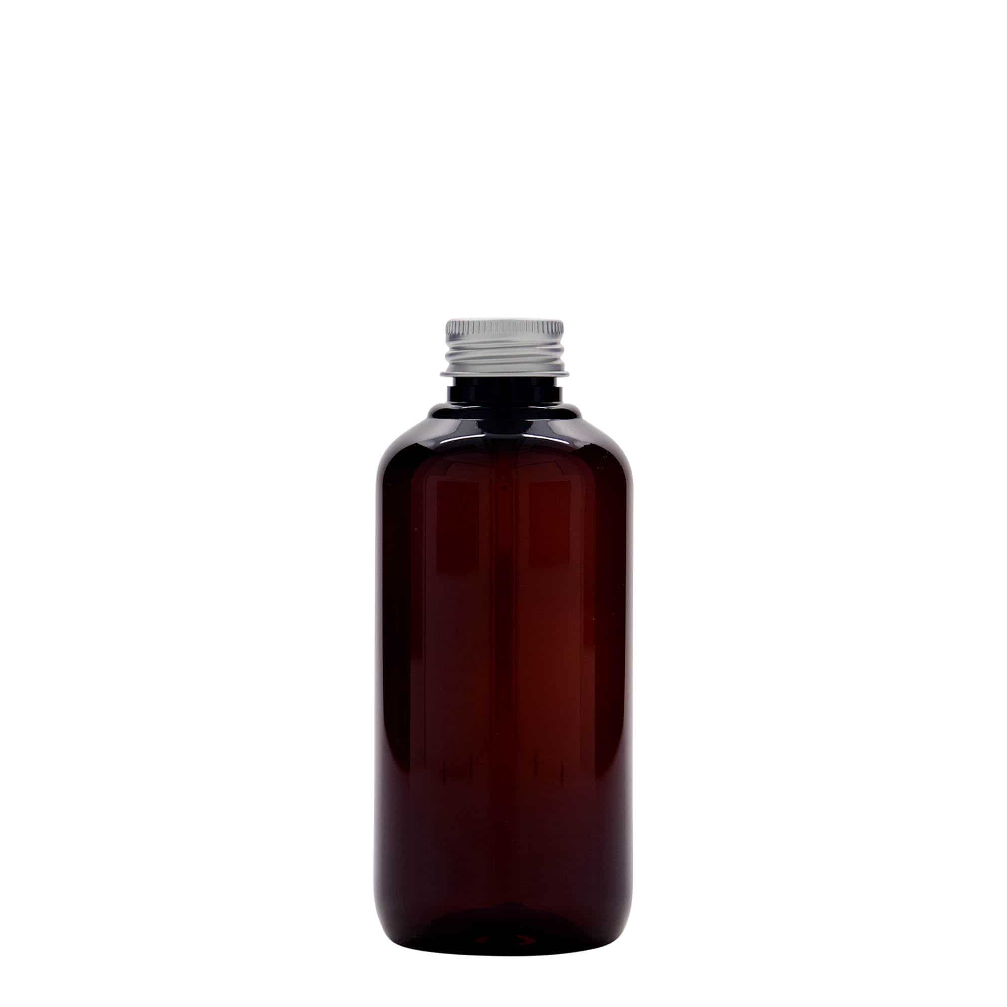 200 ml recyklovaná plastová fľaša „Victor“s Best“, PCR, hnedá farba, hrdlo: GPI 24/410