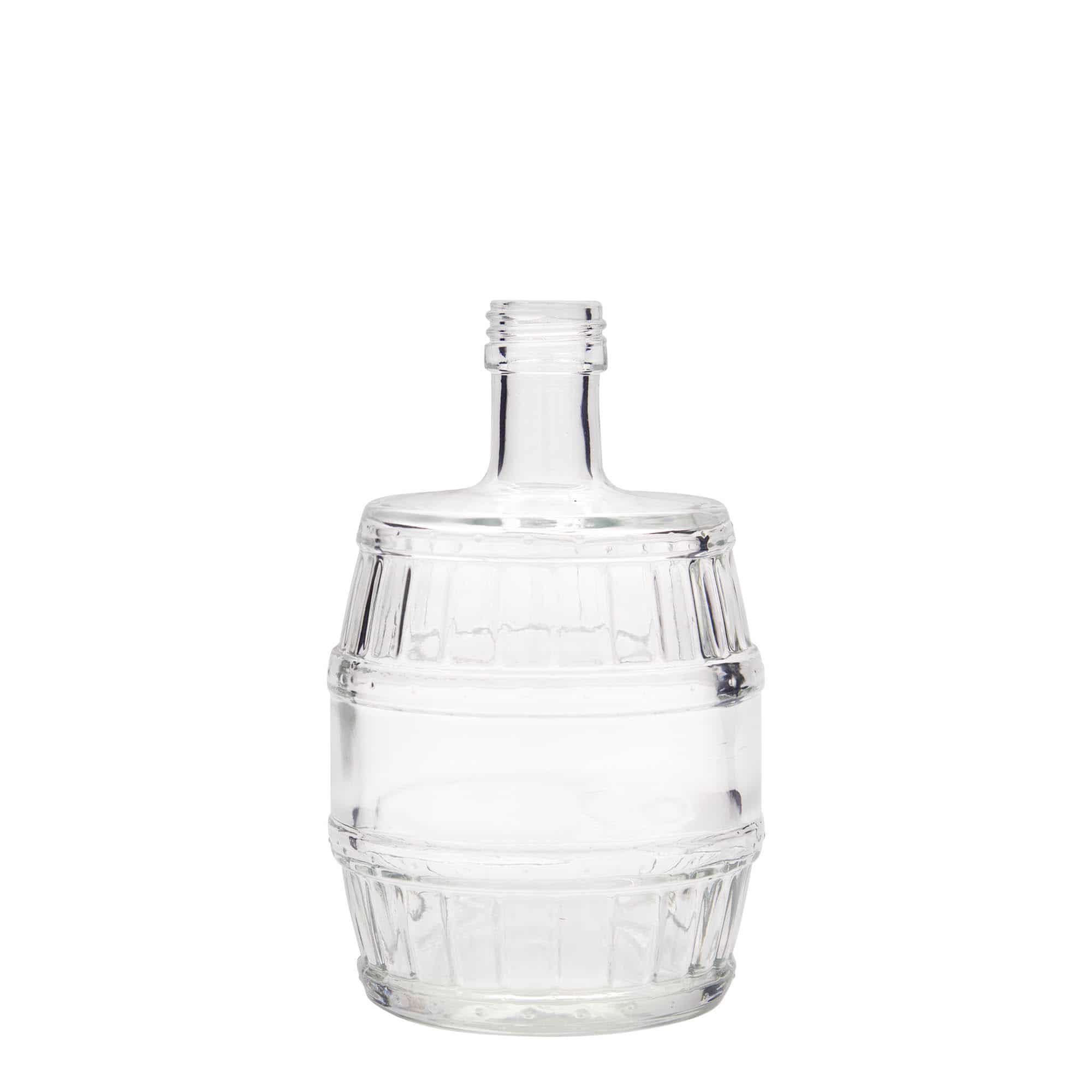 500 ml sklená fľaša „Sud“, hrdlo: PP 28 500 ml sklená fľaša „Sud“, hrdlo: PP 28
