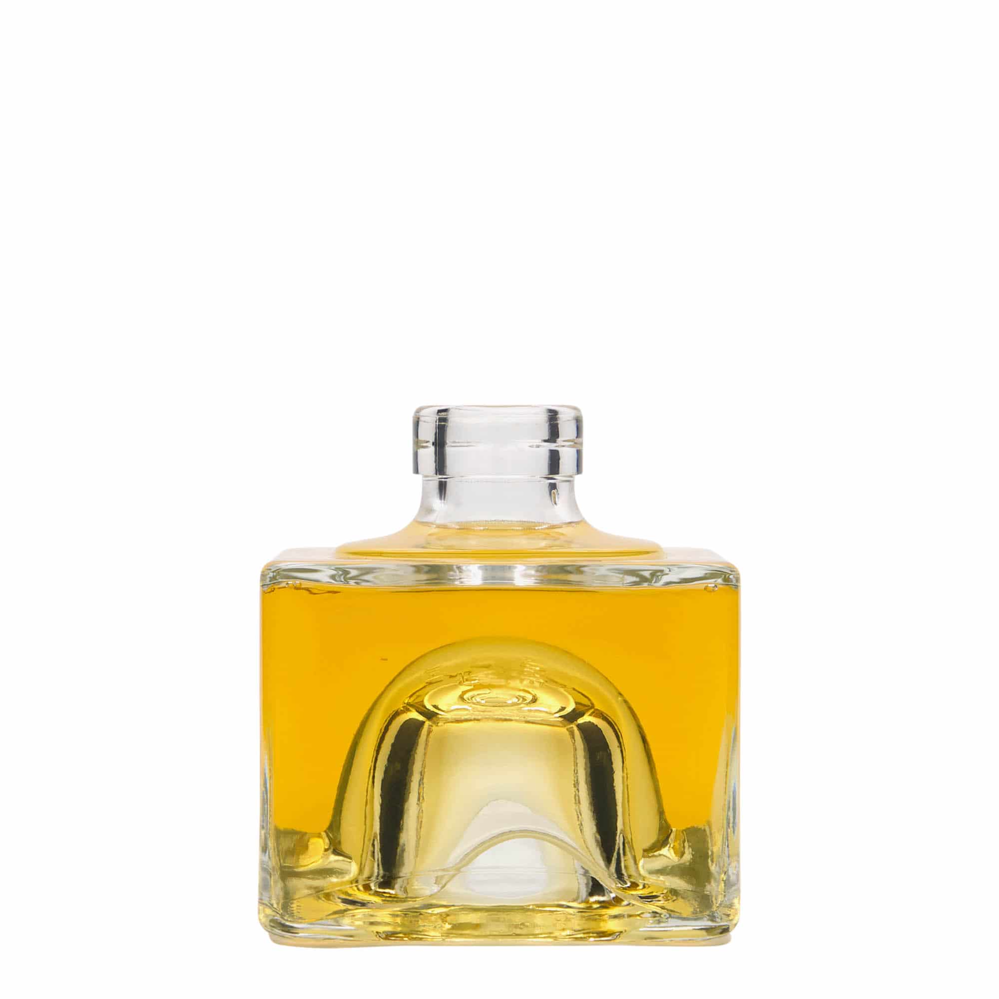 200 ml sklená fľaša „Cocolores“, štvorcová, hrdlo: korok