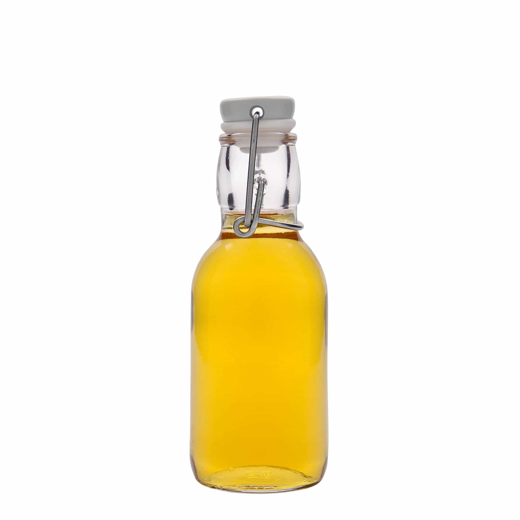 250 ml sklená fľaša „Emilia“, hrdlo: strmeňový uzáver
