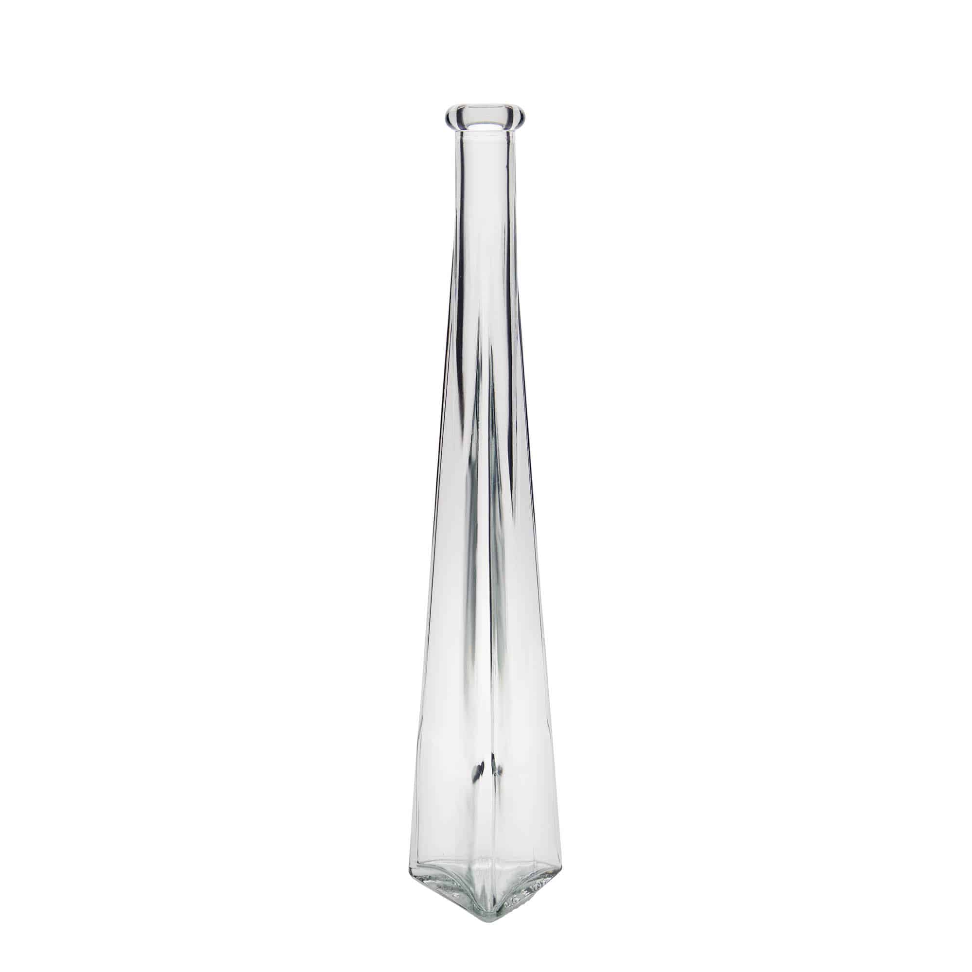 200 ml sklená fľaša „Dama Triangolore“, trojhranná, hrdlo: korok 200 ml sklená fľaša „Dama Triangolore“, trojhranná, hrdlo: korok