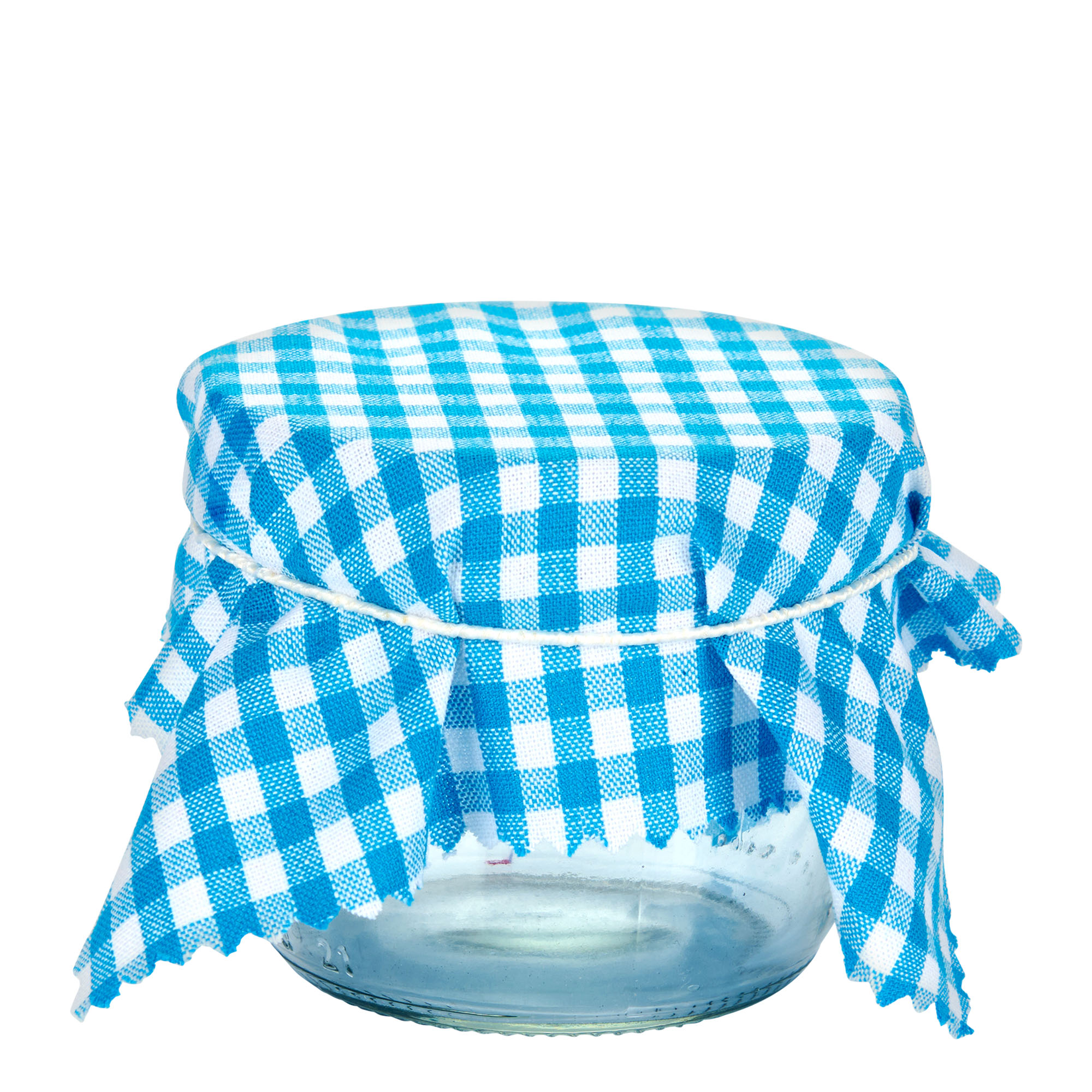 Kockované látkové prestieranie 15x15, štvorcové, textilné, modré, hrdlo: TO58-TO82