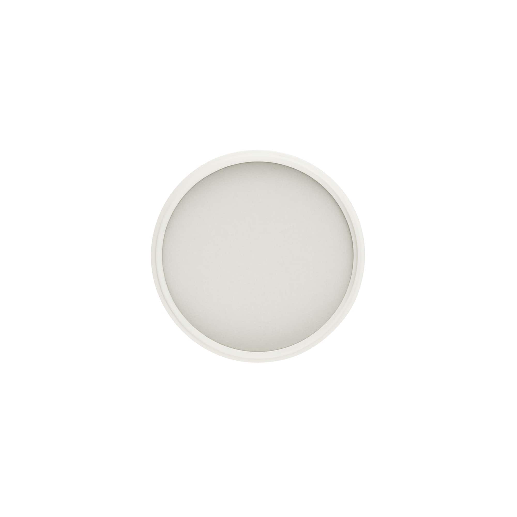 Skrutkovací uzáver pre 60 ml 'Brown Line', HPM-plast, biely