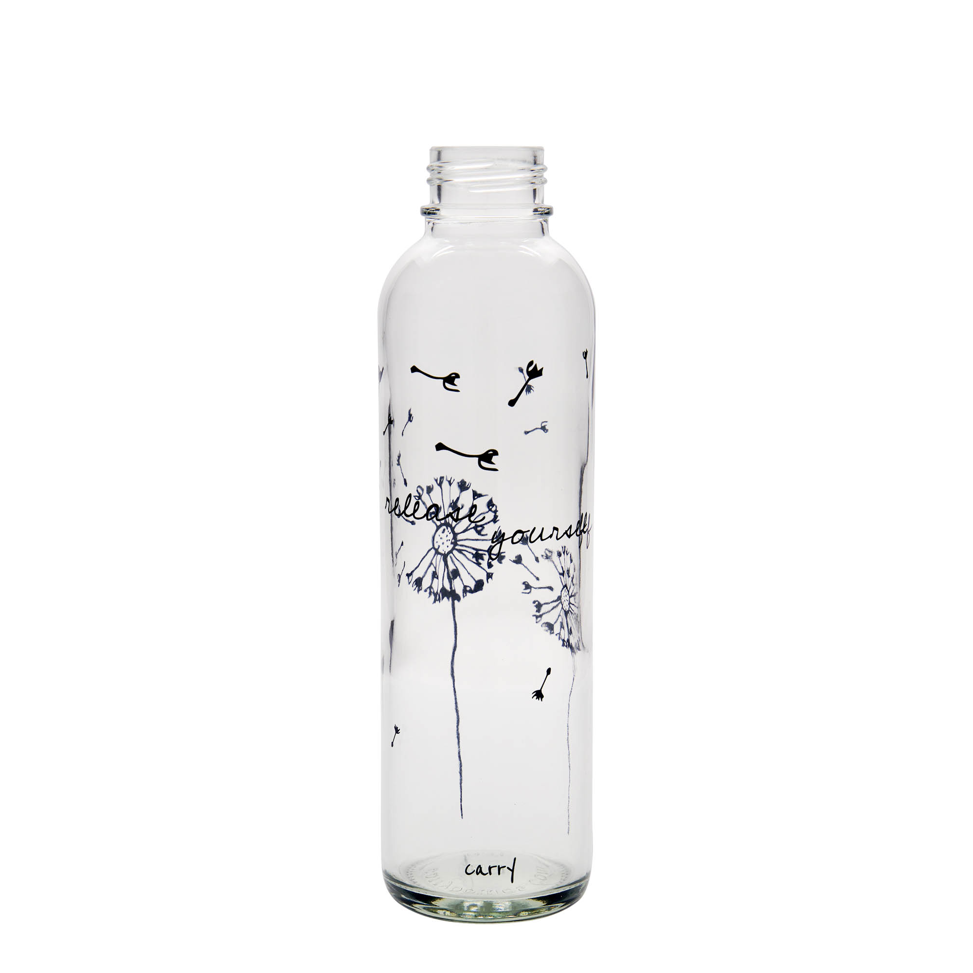 700 ml fľaša na pitie CARRY Bottle, motív: Uvoľni sa, uzáver: skrutkovací