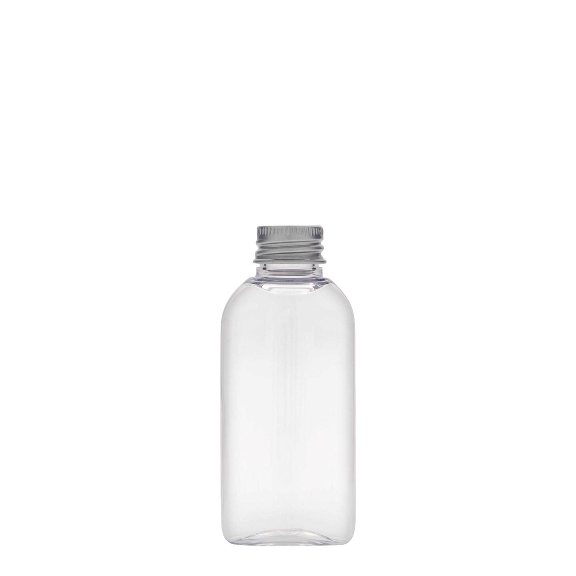 50 ml PET fľaša 'Iris', oválna, plast, hrdlo: 20/410