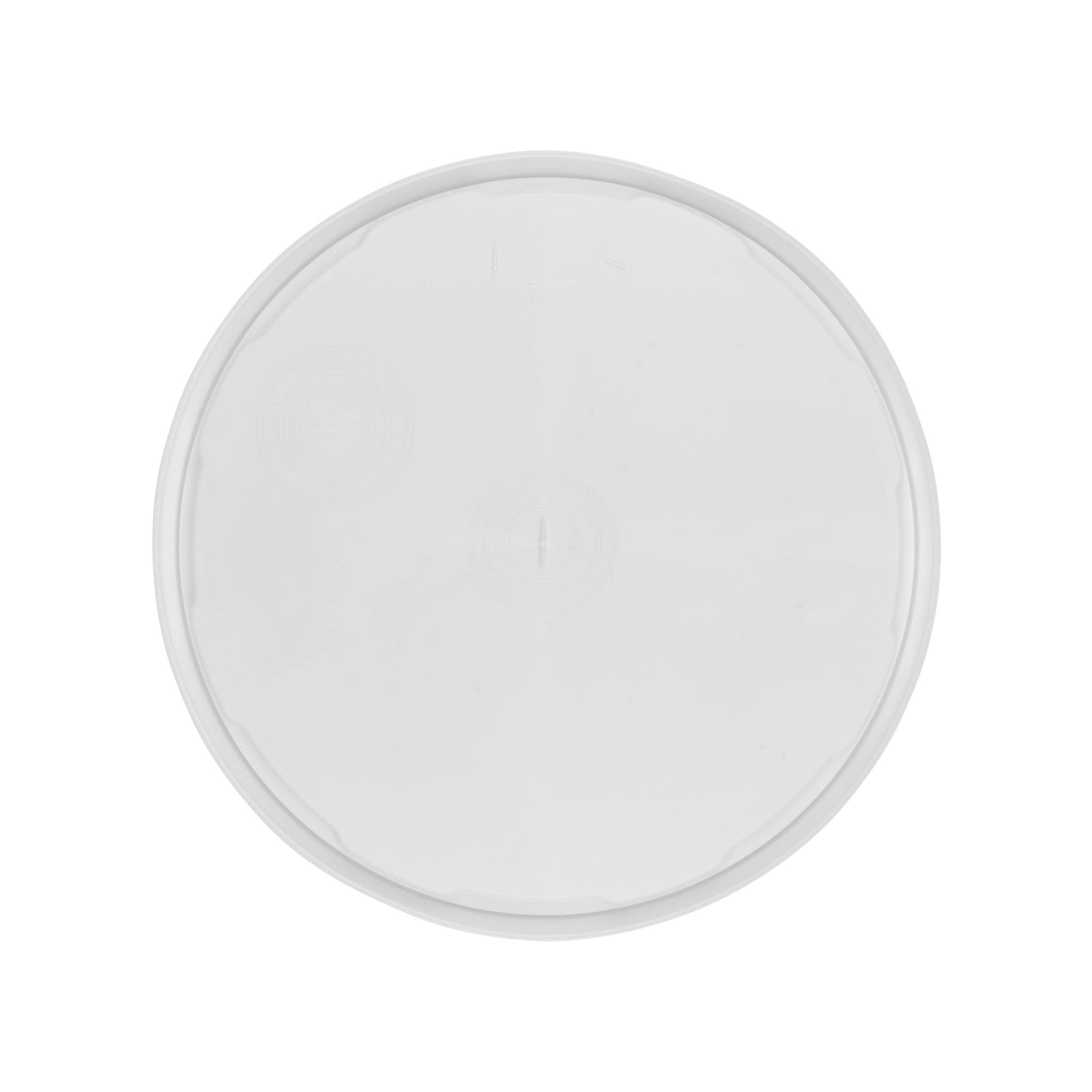 Veko pre 12,5 l vedierko, PP plast, biela farba