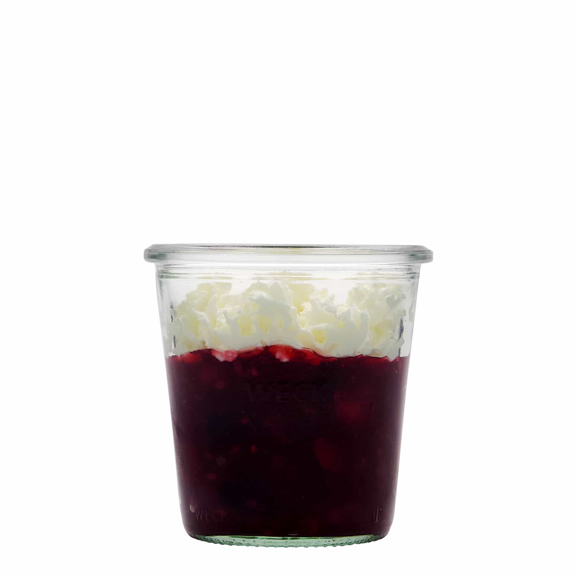 290 ml WECK pohár na zaváranie, hrdlo: okrúhly okraj