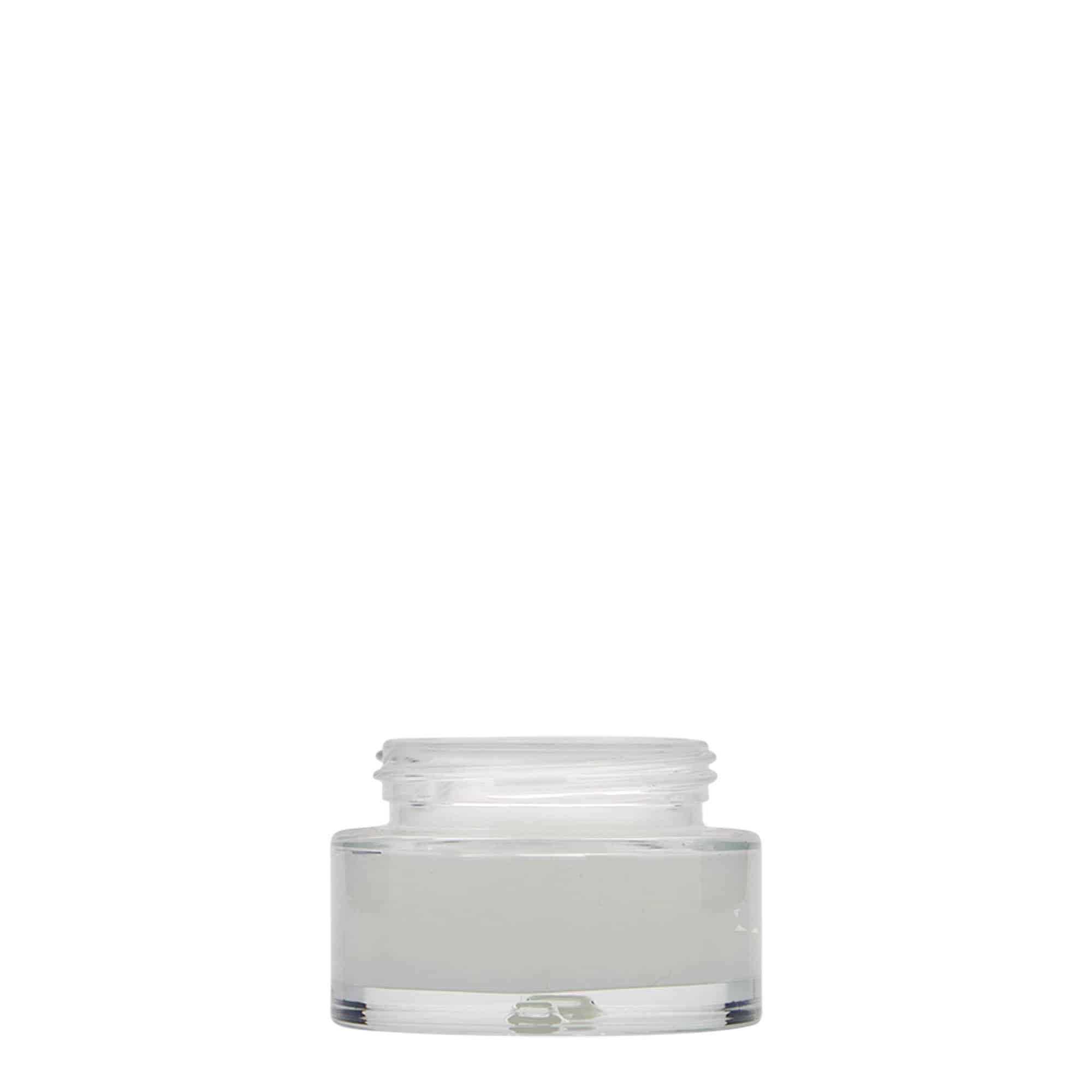 30 ml téglik „Clear Edition“, sklený, hrdlo: skrutkovací uzáver