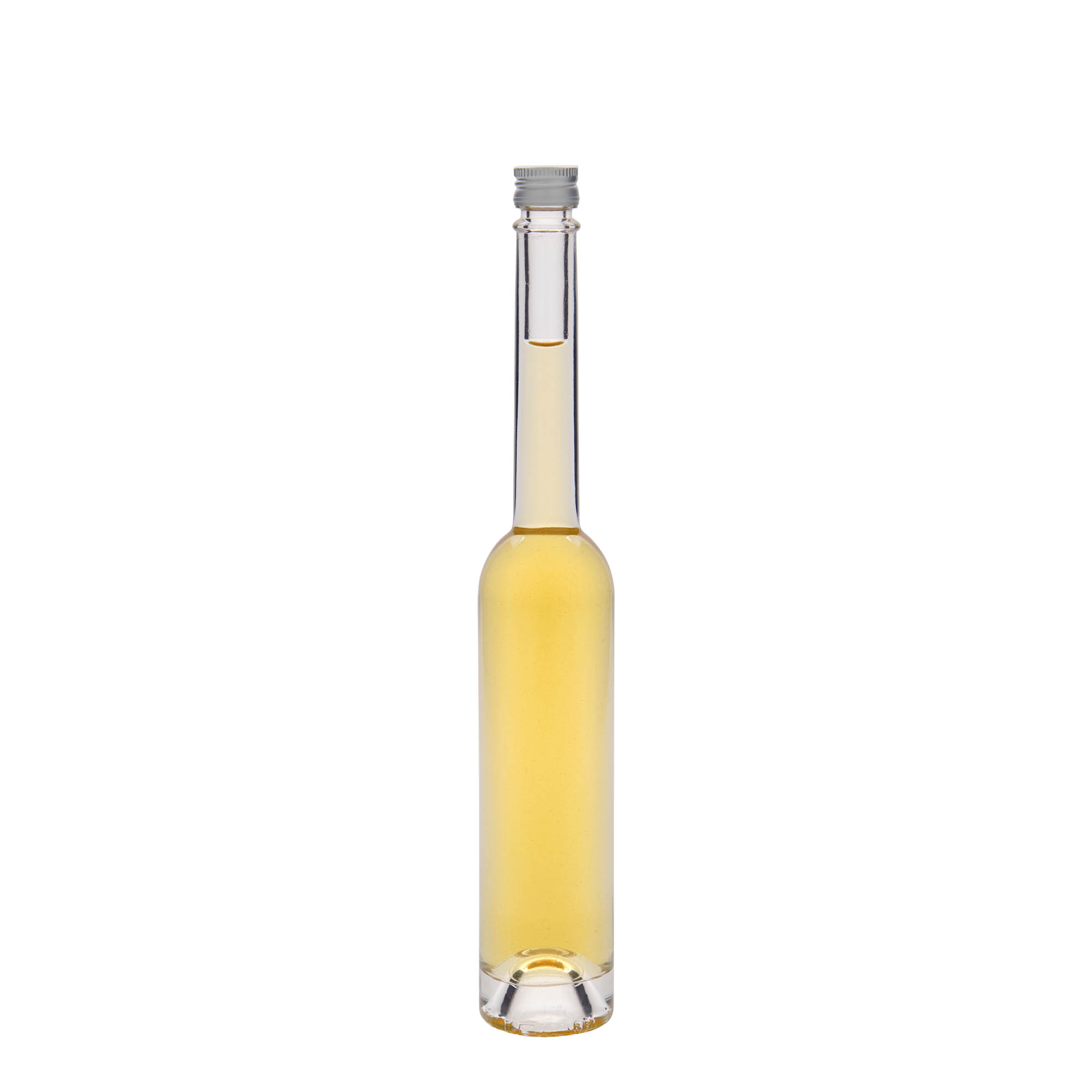 100 ml sklenená fľaša 'Platina', hrdlo: PP 18