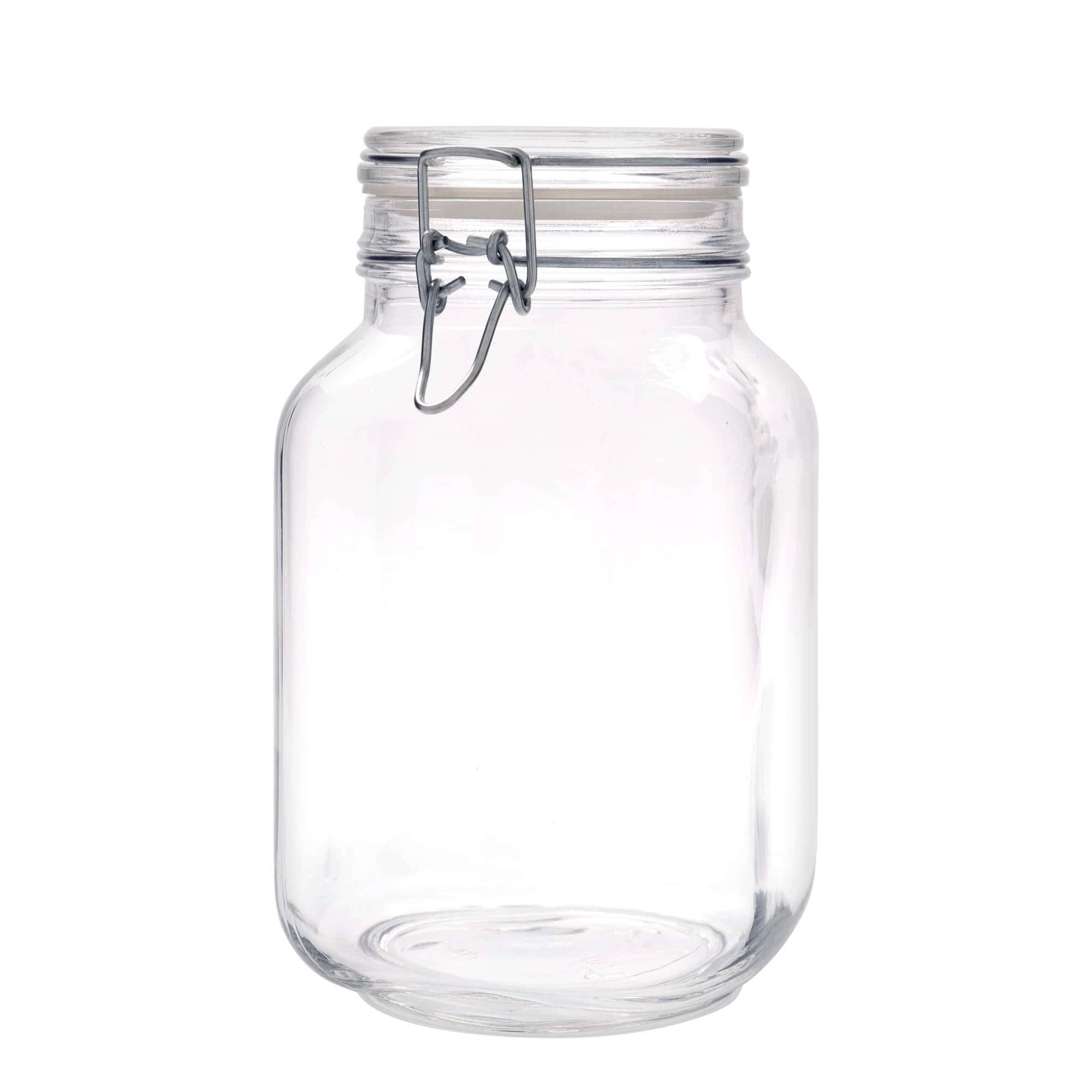2 000 ml drôtené uzáverové pohár 'Fido', štvorcový, hrdlo: drôtený uzáver