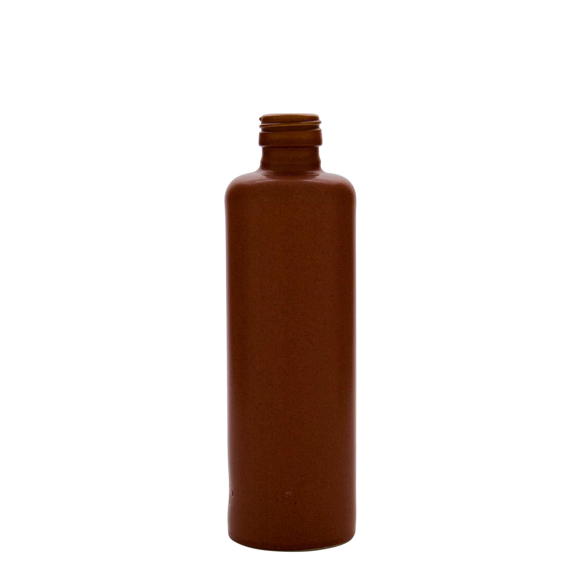 350 ml hlinený krčah, kamenina, červená – hnedá farba, hrdlo: PP 31,5 350 ml hlinený krčah, kamenina, červená – hnedá farba, hrdlo: PP 31,5