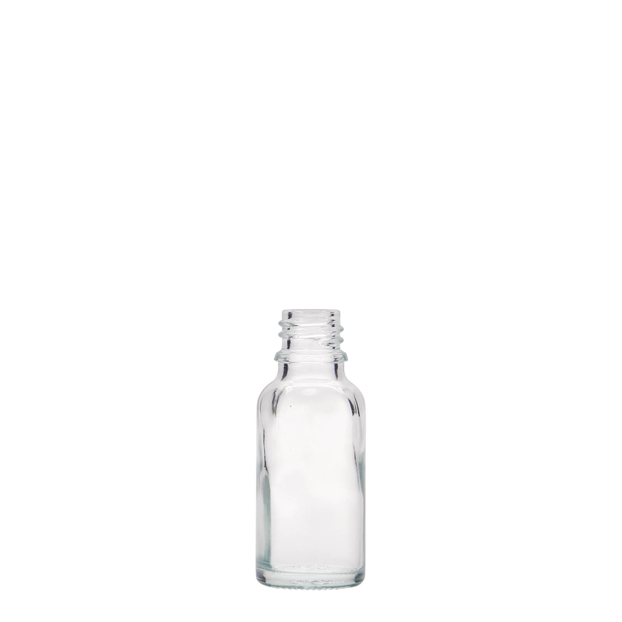 20 ml lekárska fľaša, sklo, hrdlo: DIN 18 20 ml lekárska fľaša, sklo, hrdlo: DIN 18