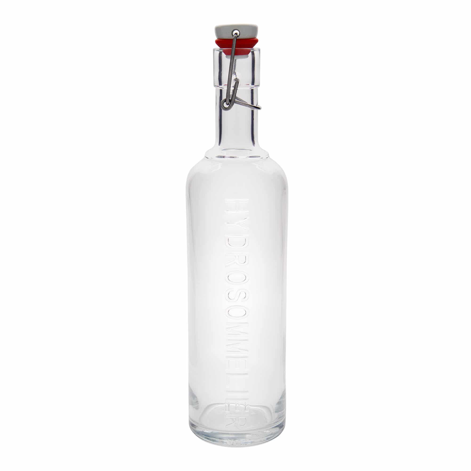 1 000 ml sklená fľaša „Optima Hydrosommelier“, hrdlo: strmeňový uzáver