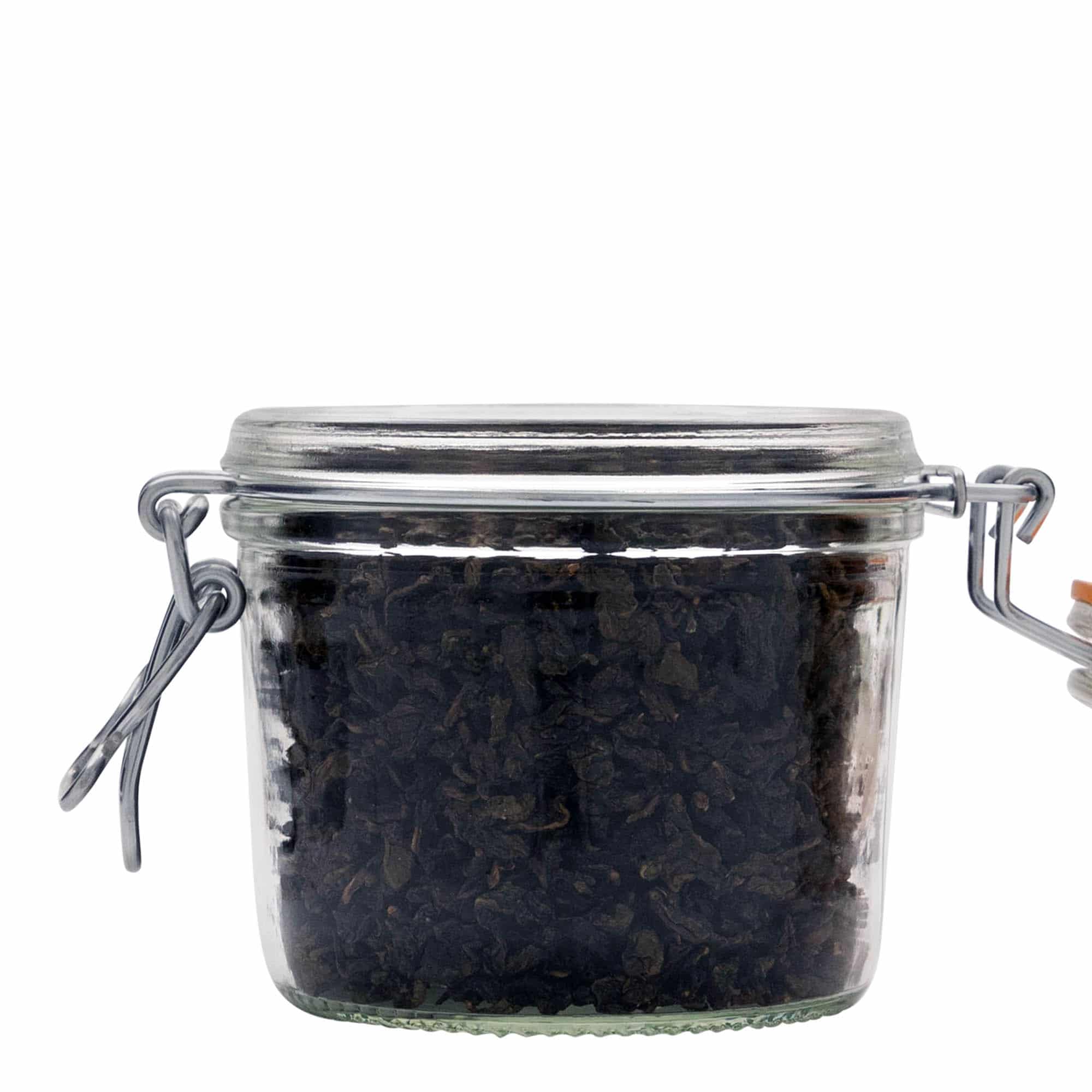 350 ml pohár so strmeňovým uzáverom „Le Parfait Super Terrine“, hrdlo: strmeňový uzáver