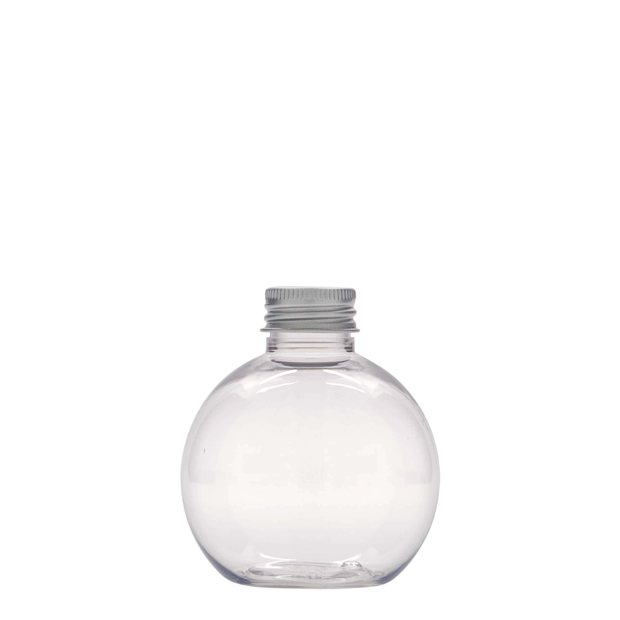 150 ml PET fľaša 'Perry', okrúhla, plast, hrdlo: 24/410