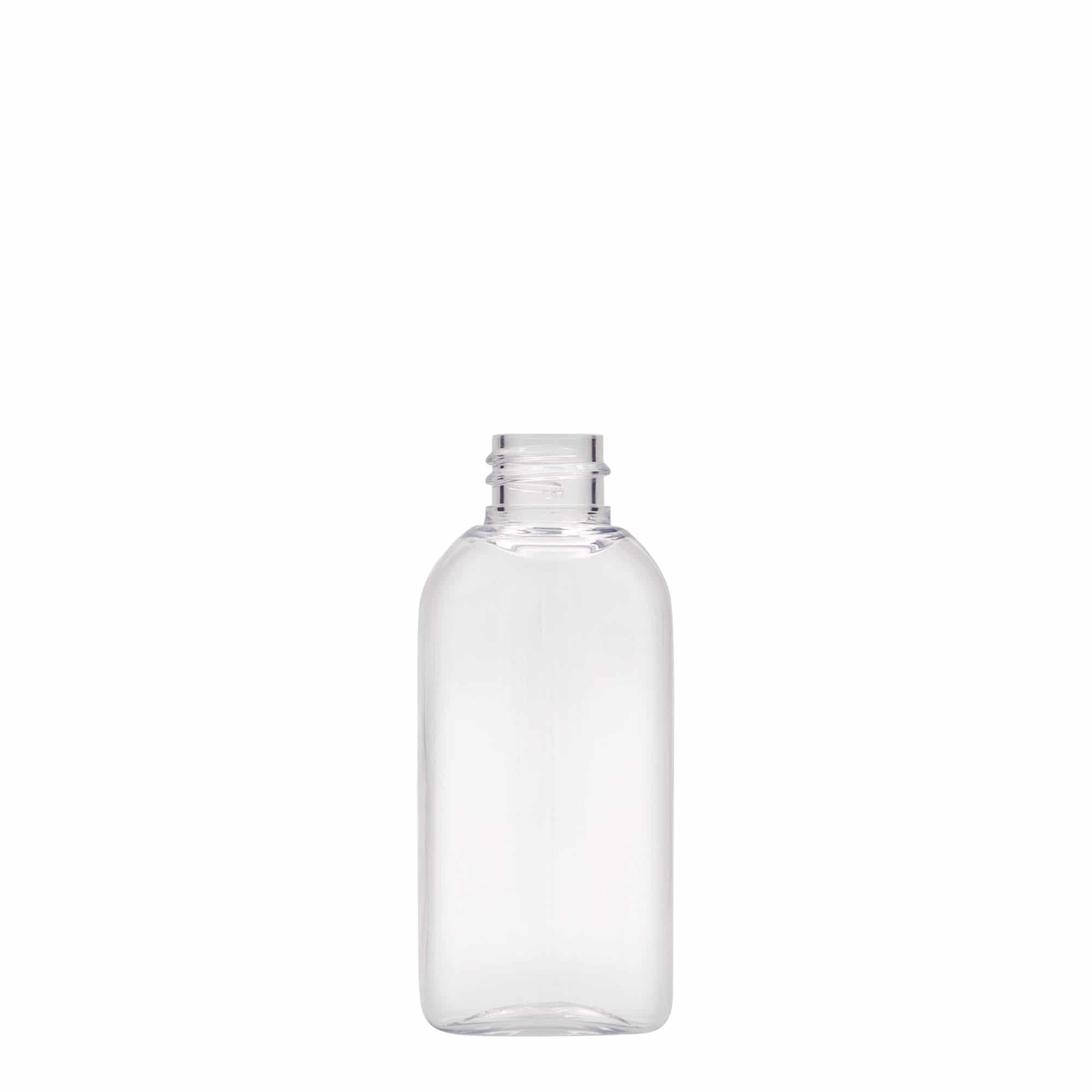 50 ml PET fľaša „Iris“, oválna, plast, hrdlo: 24/410