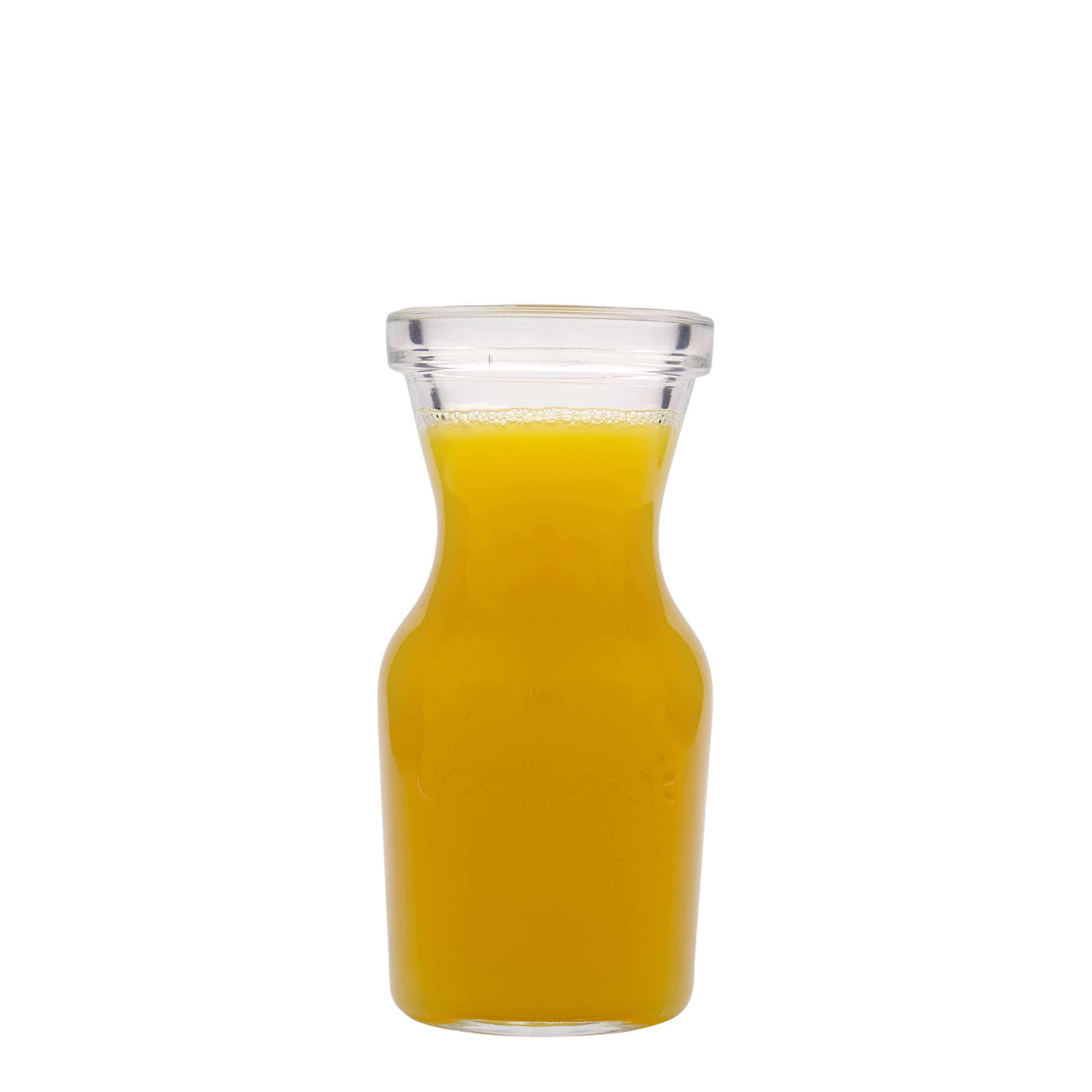 250 ml sklená karafa „Lock-Eat“, hrdlo: strmeňový uzáver