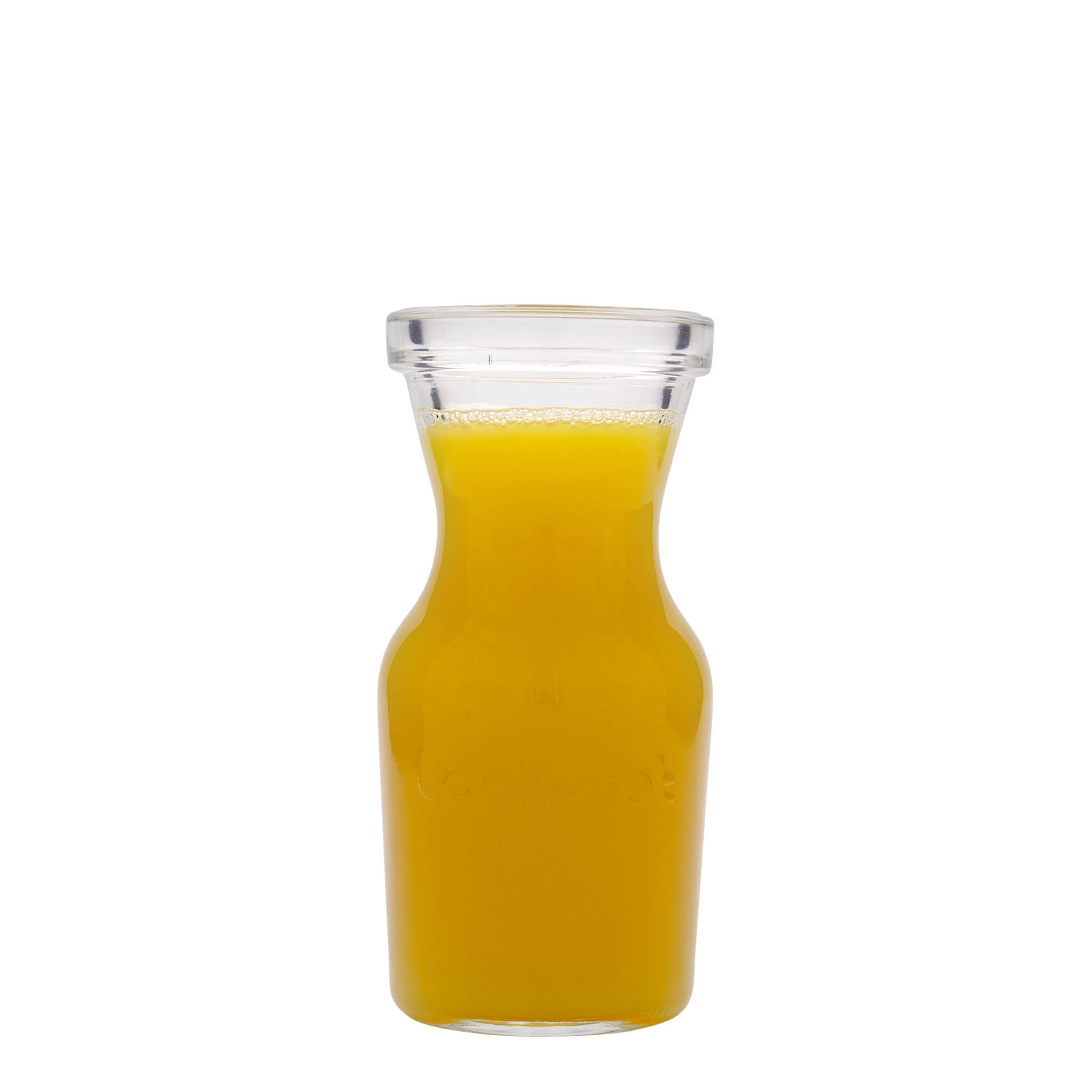 250 ml sklenená karafa 'Lock-Eat', hrdlo: uzáver so závesným drôtom
