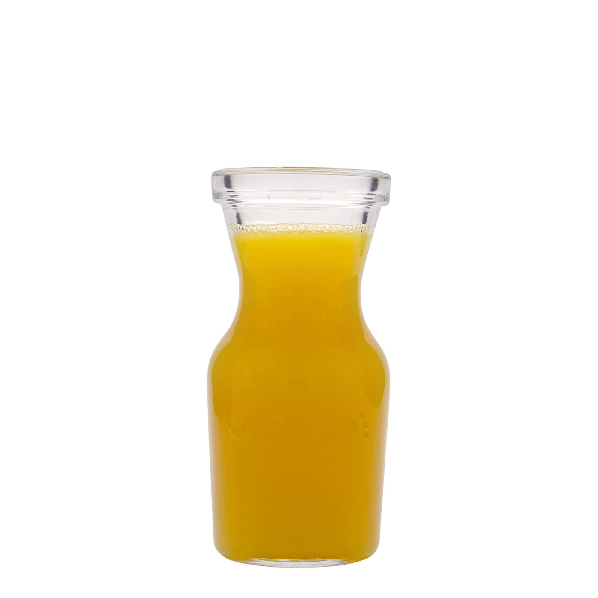 250 ml sklenená karafa 'Lock-Eat', hrdlo: uzáver so závesným drôtom