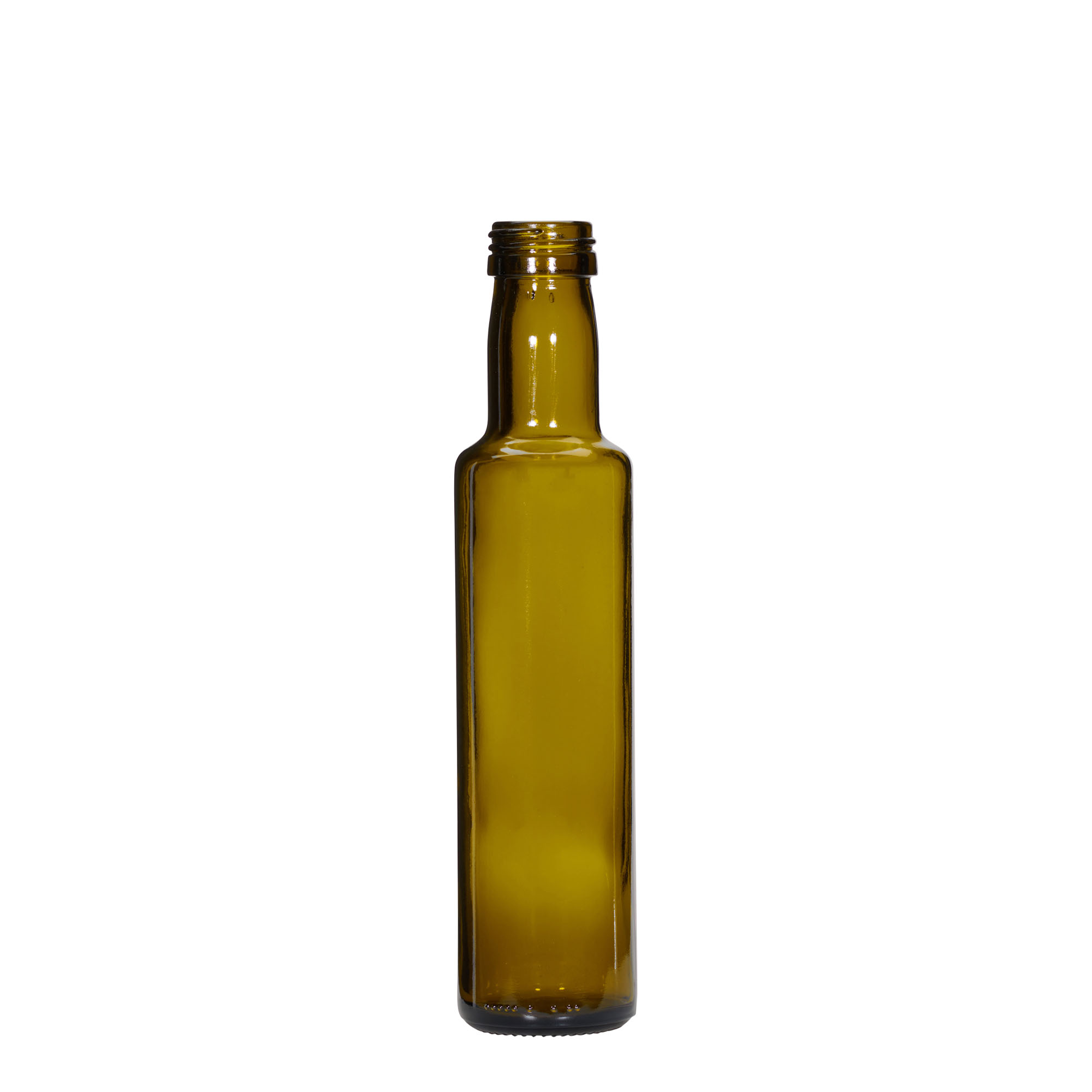 250 ml sklenená fľaša 'Dorica', antikzelená, hrdlo: PP 31,5 250 ml sklenená fľaša 'Dorica', antikzelená, hrdlo: PP 31,5
