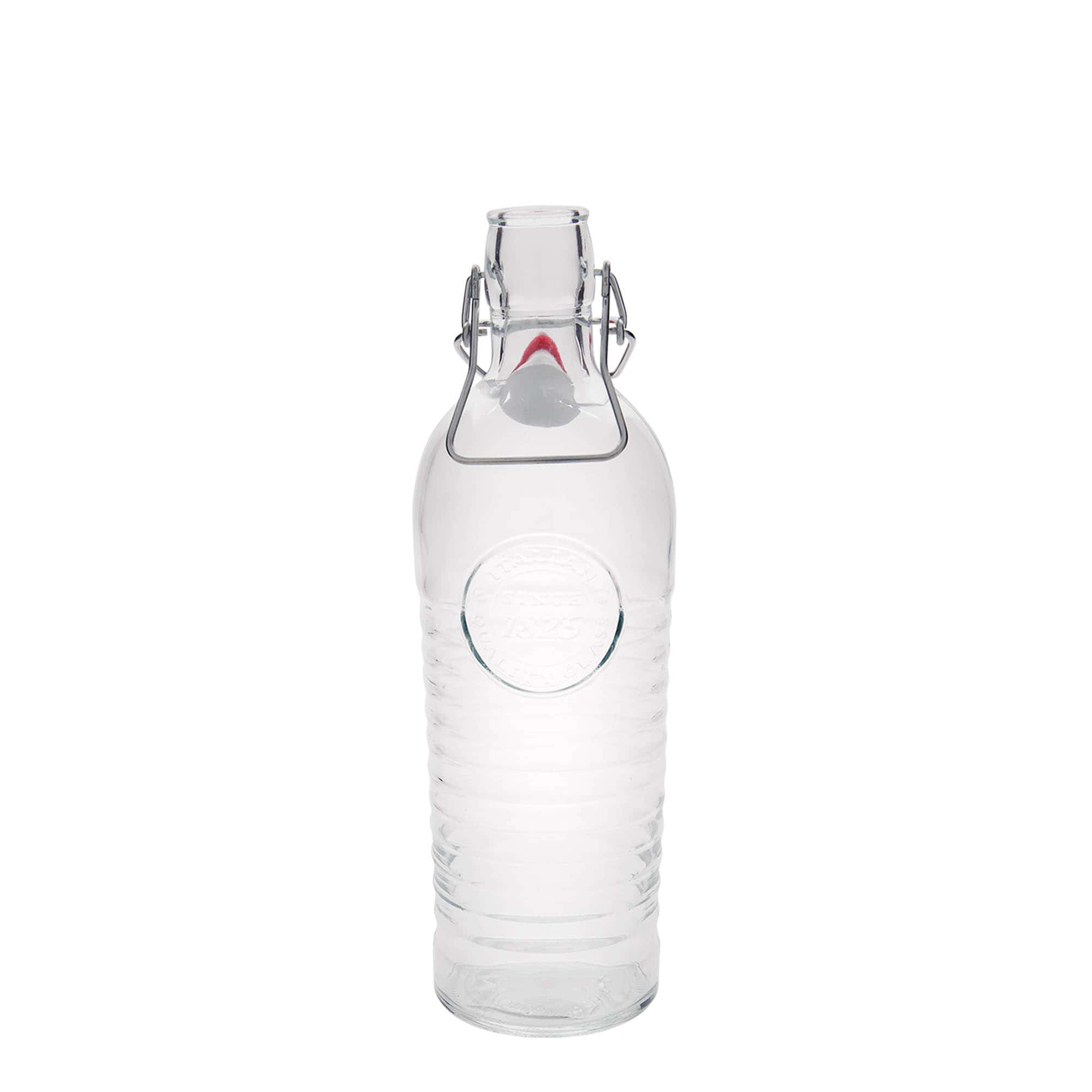 1 200 ml sklenená fľaša 'Officina 1825', hrdlo: uzáver s pákou