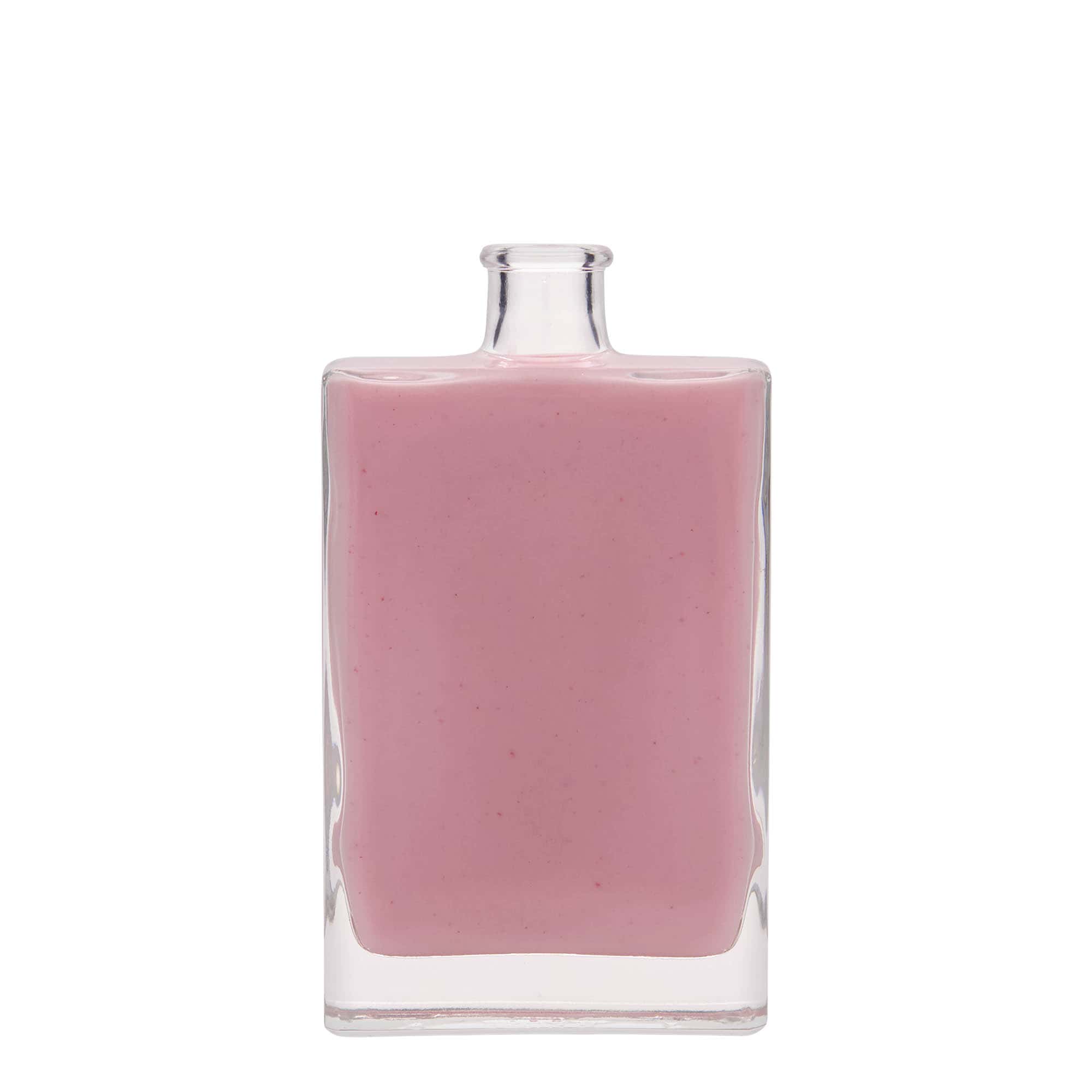 350 ml sklená fľaša „Julia“, obdĺžniková, hrdlo: korok