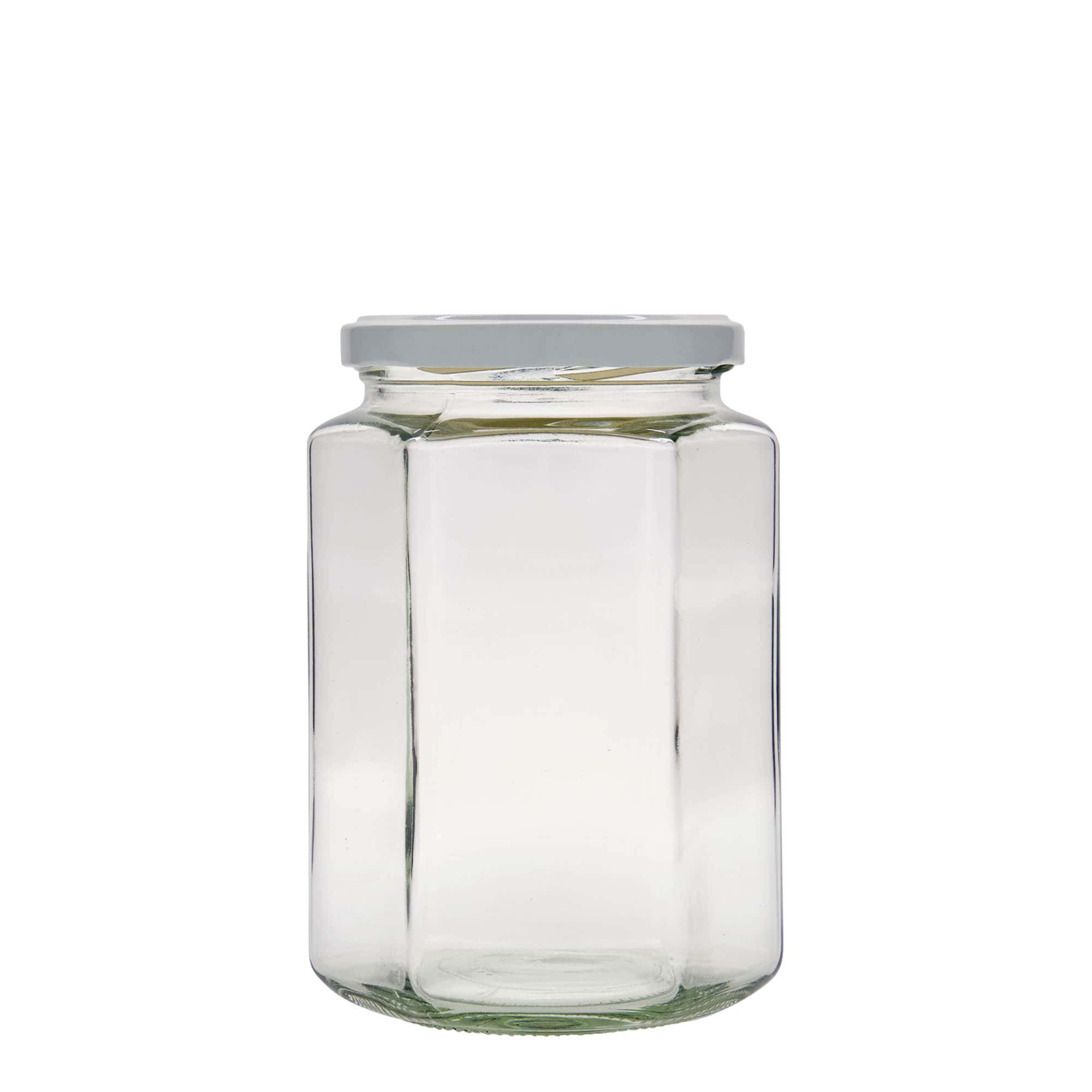 770 ml šesťhranný pohár, hrdlo: twist off (TO 82)
