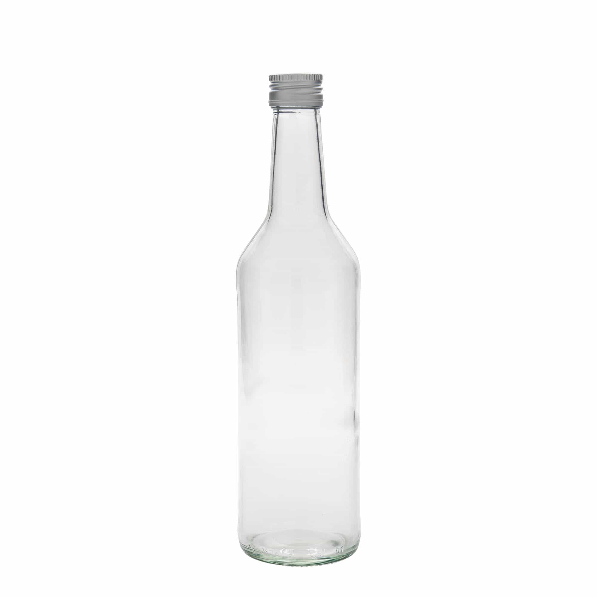 500 ml sklená fľaša rovné hrdlo, hrdlo: PP 28