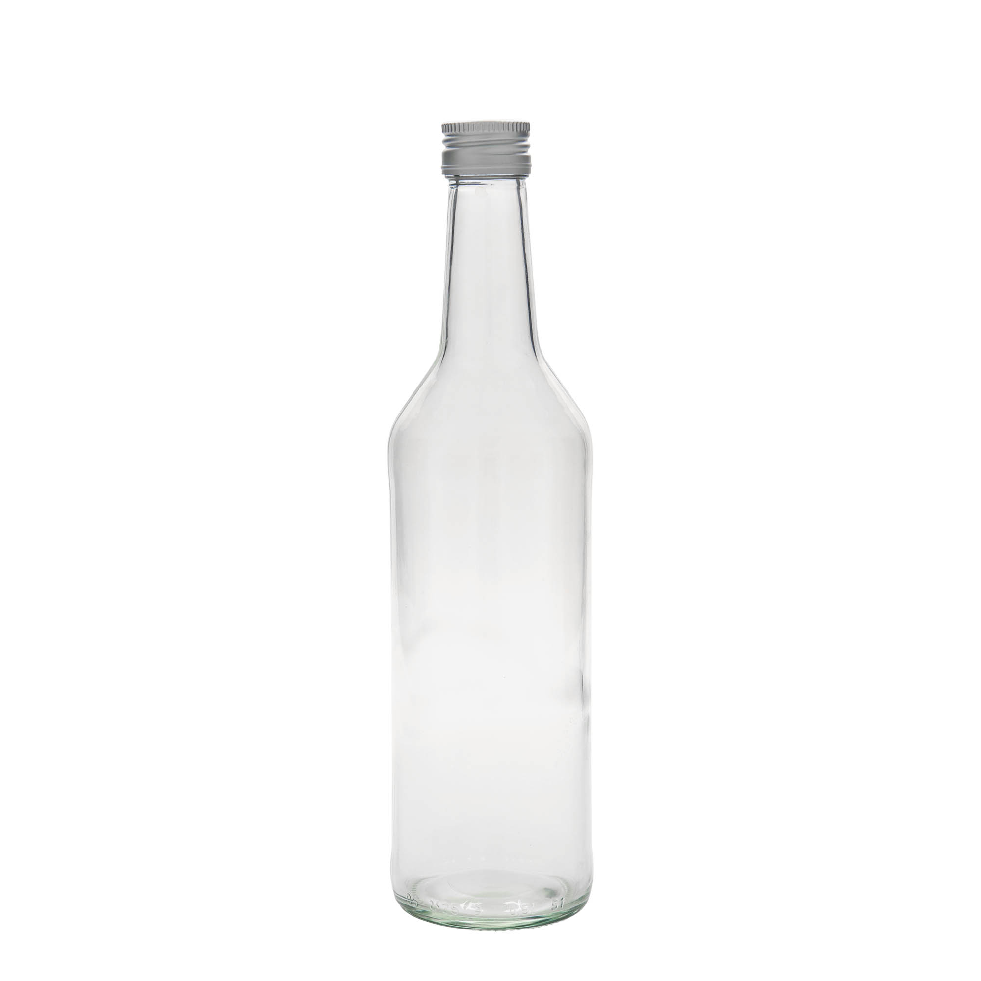 500 ml sklenená fľaša s rovnakým hrdlom, hrdlo: PP 28