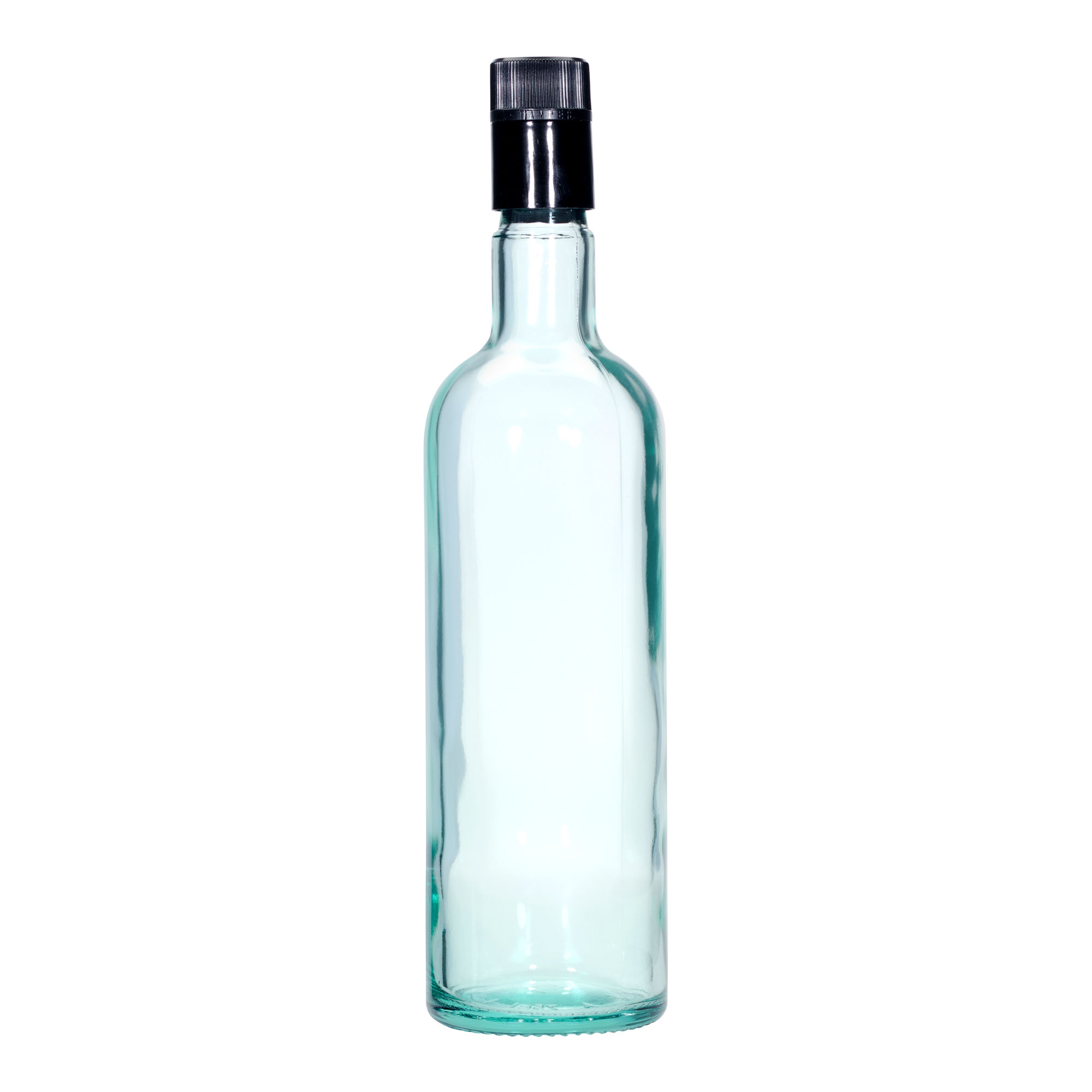 750 ml fľaša na ocot/olej 'Willy New', sklo, svetlozelená, hrdlo: DOP