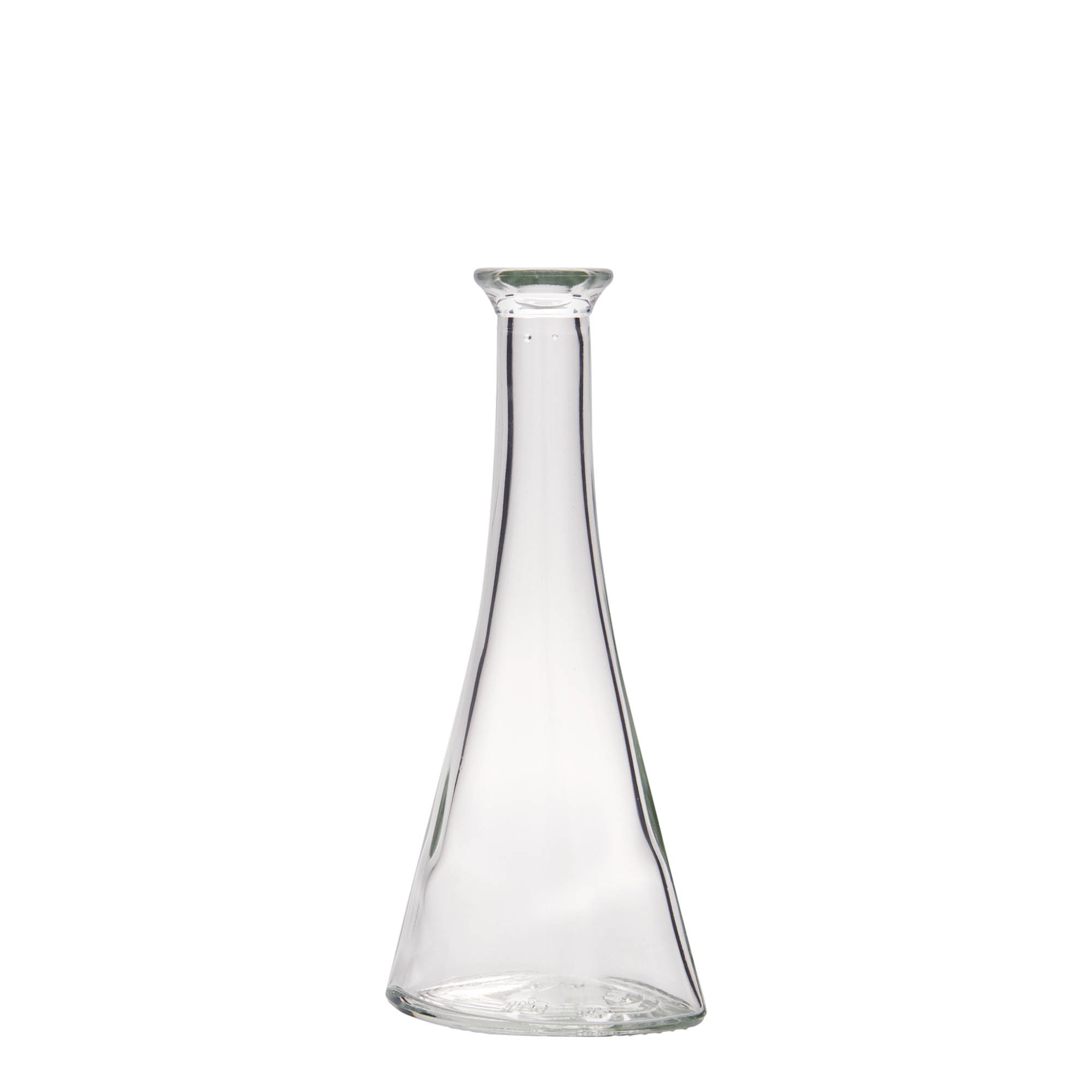 100 ml sklenená fľaša 'Veronica', polkruhová, hrdlo: korok