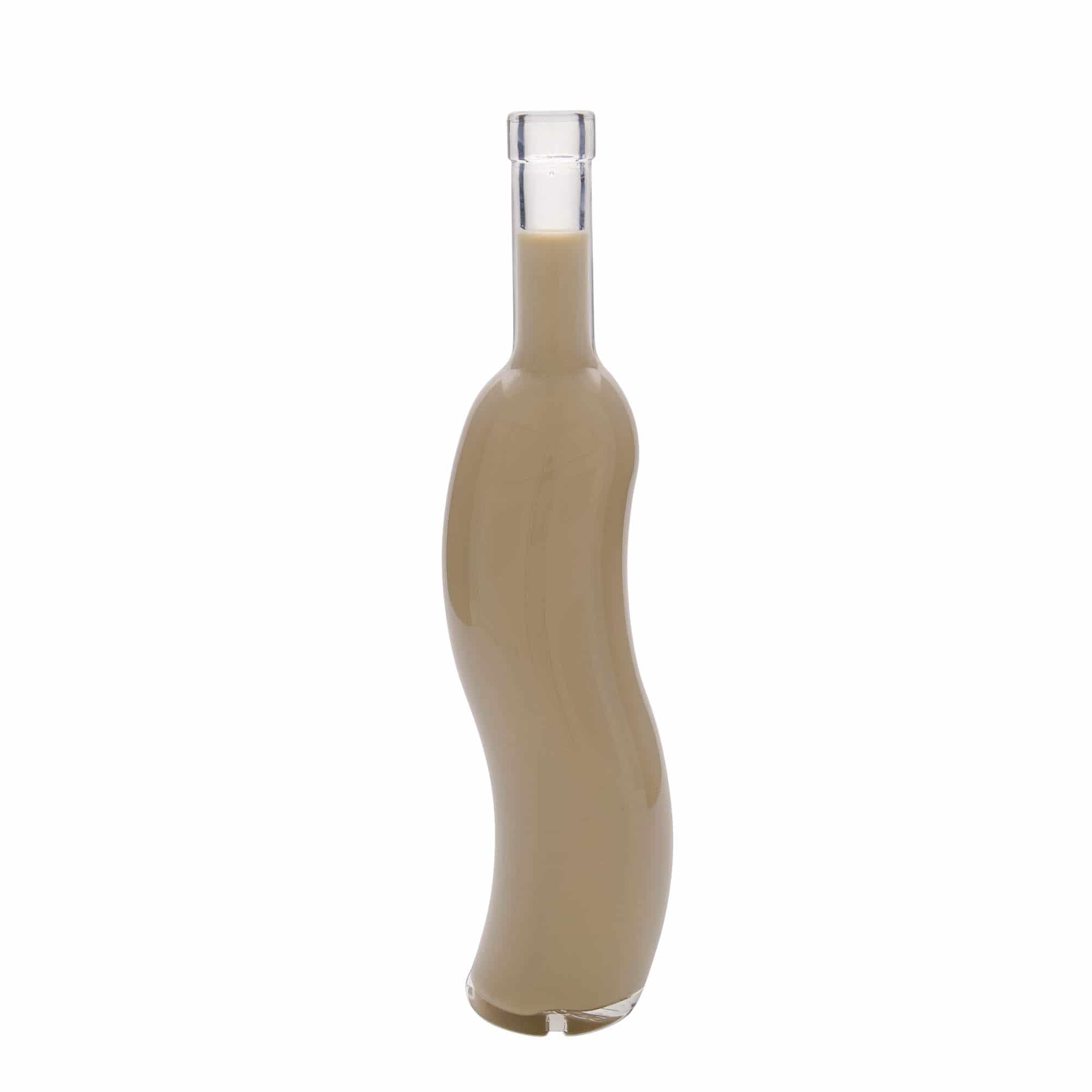 500 ml sklená fľaša „La-Ola“, polguľová, hrdlo: korok