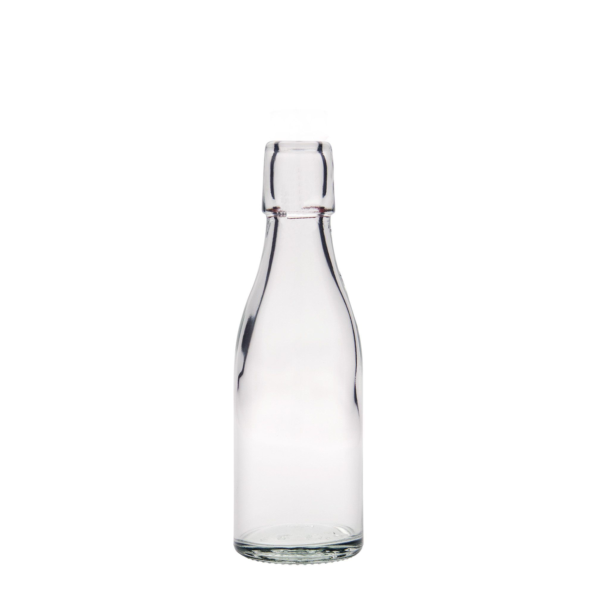 200 ml sklenená fľaša 'Paul', hrdlo: pákové uzatváranie