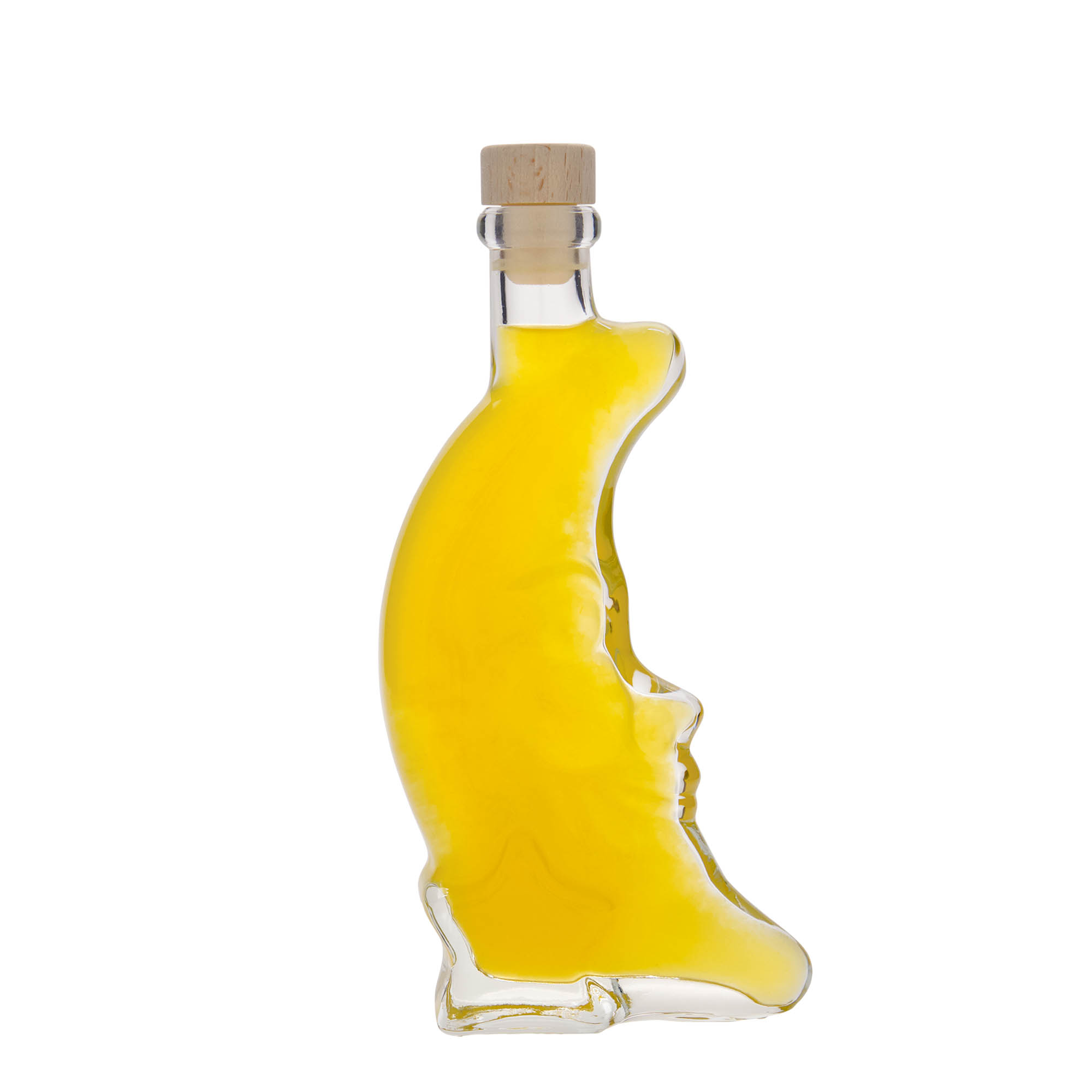 200 ml sklenená fľaša 'Mond', hrdlo: korok 200 ml sklenená fľaša 'Mond', hrdlo: korok