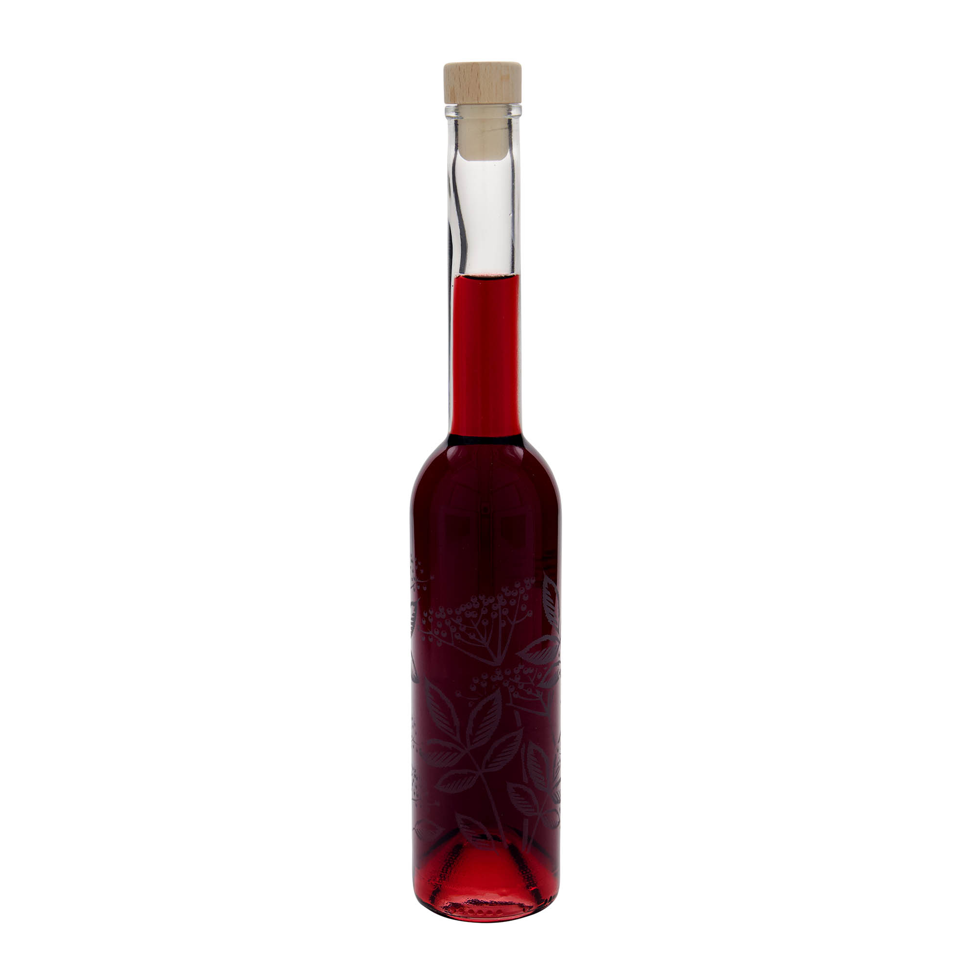 350 ml sklená fľaša „Opera“, motív: baza, hrdlo: korok