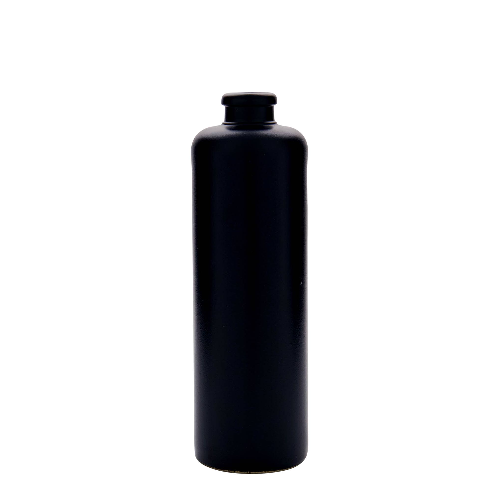 500 ml hlinený krčah, kamenina, čierna farba, hrdlo: korok 500 ml hlinený krčah, kamenina, čierna farba, hrdlo: korok