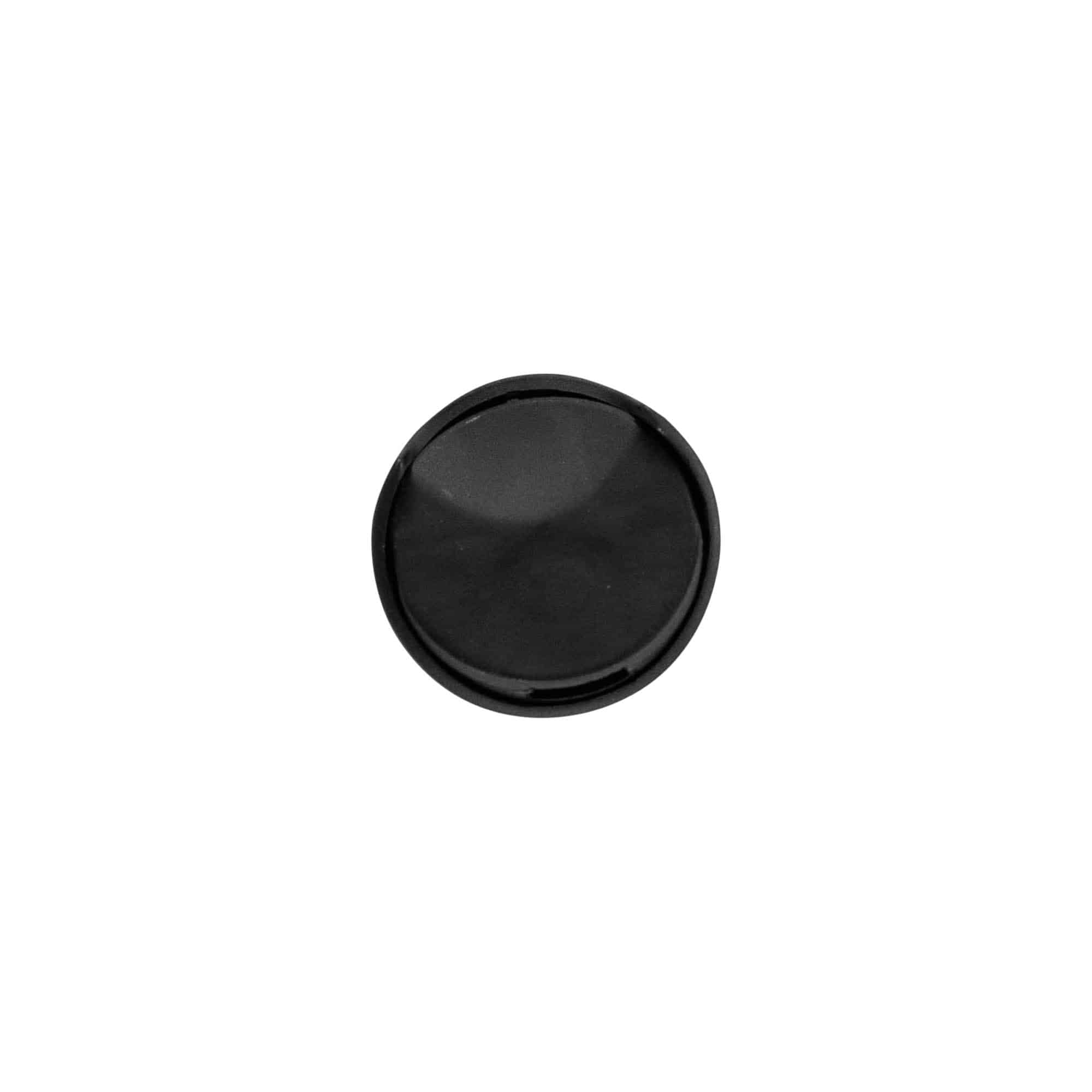 Skrutkovací uzáver Disc Top, PP plast, čierna farba, pre hrdlo: 24/410
